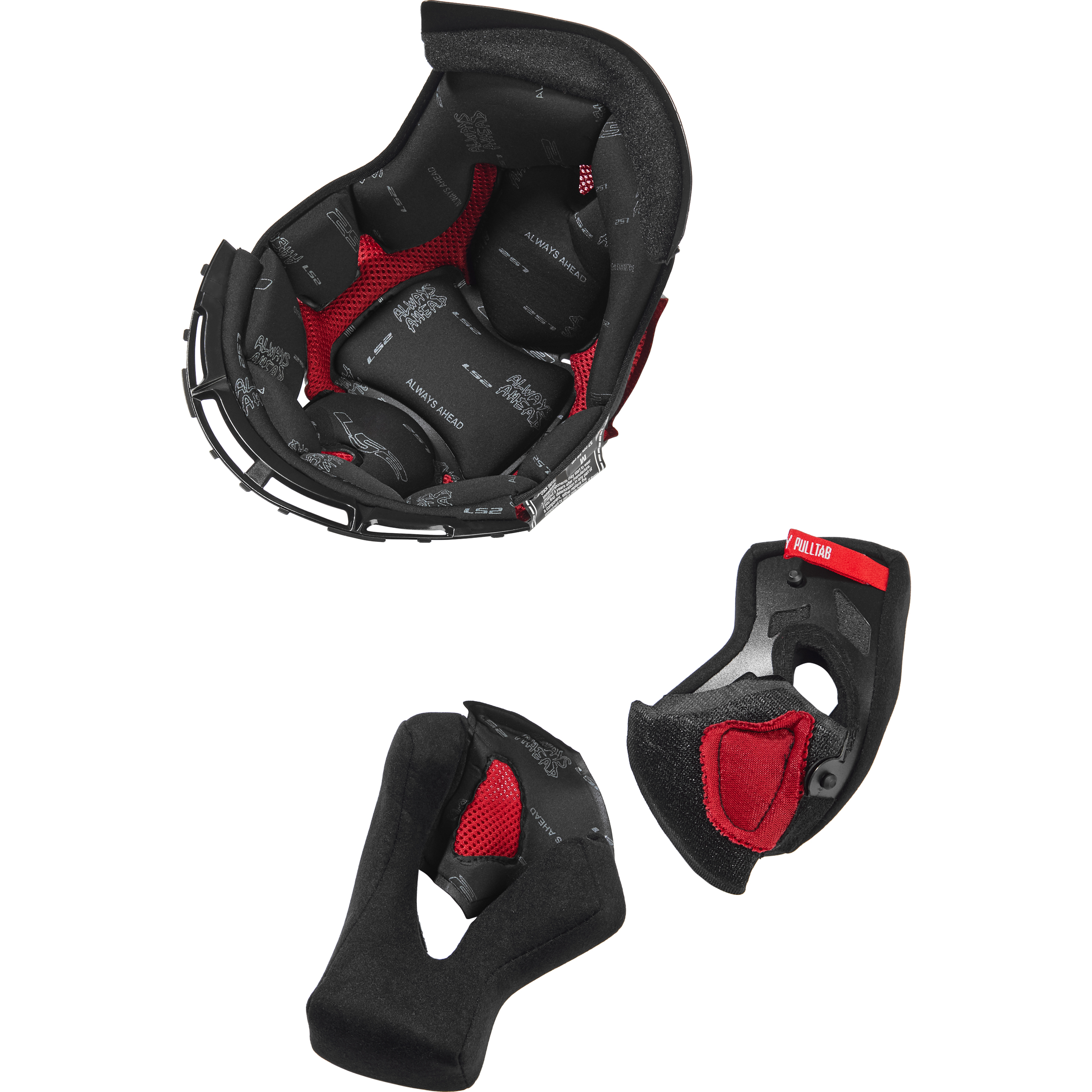 LS2 Wangen- und Innenpolster Set Challenger XXL - Helme & Brillen - Motorradhelme Zubehör