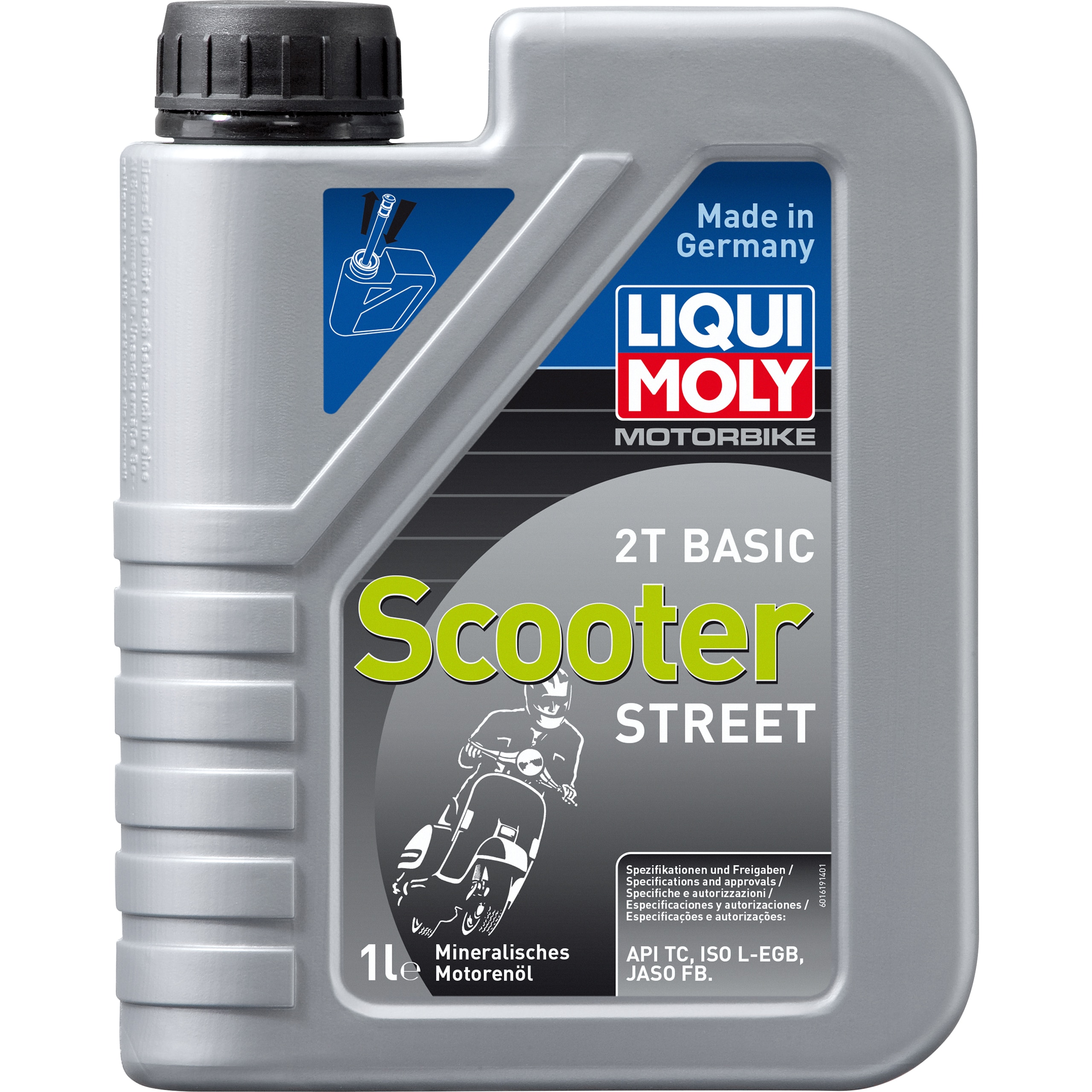 Liqui Moly 2-Takt Öl Motorbike 2T Basic Scooter Street 1 Liter - Motorradzubehör - Öle & Schmiermittel