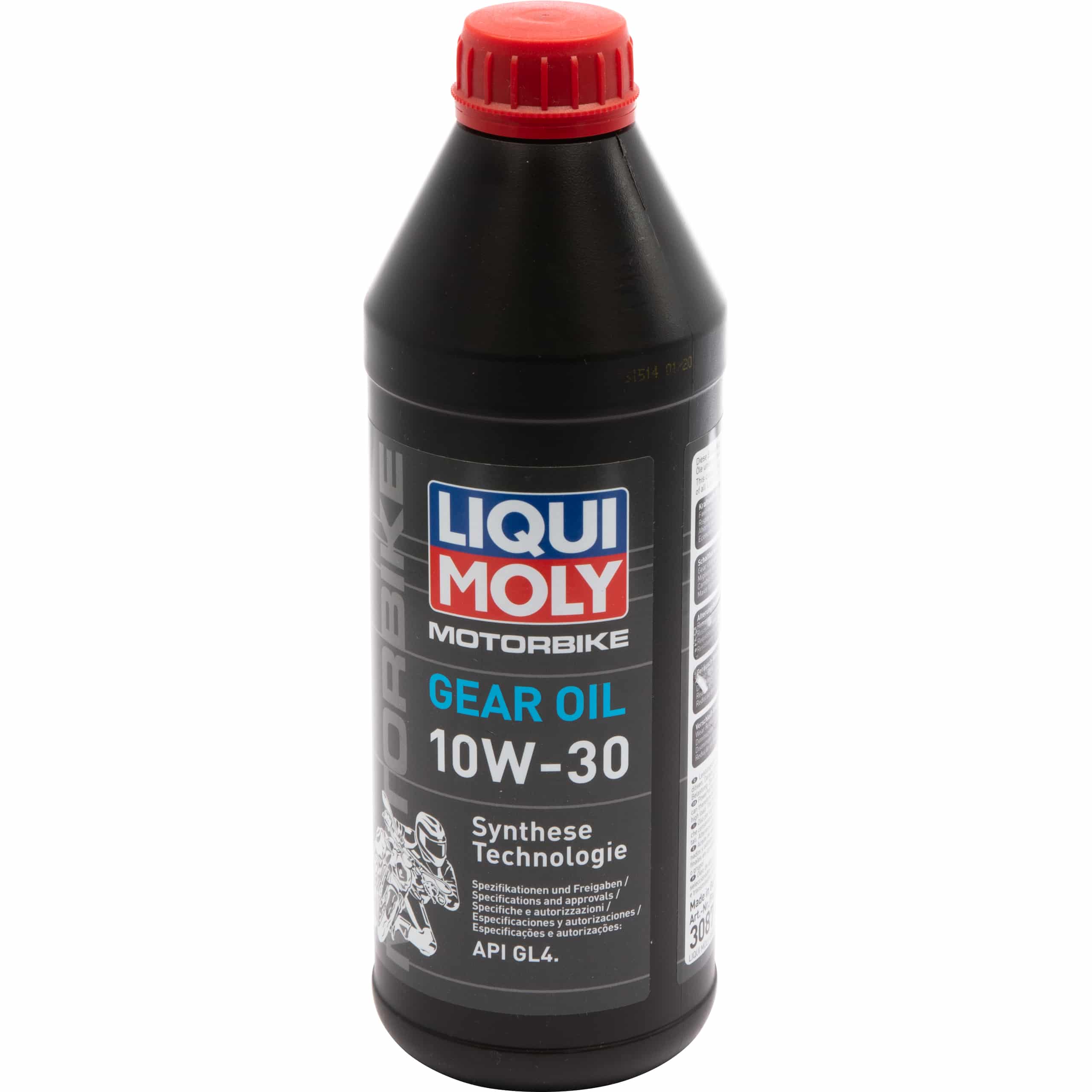 Liqui Moly Getriebeöl Motorbike Gear Oil 10W-30 GL4 1 Liter - Motorradzubehör - Öle & Schmiermittel