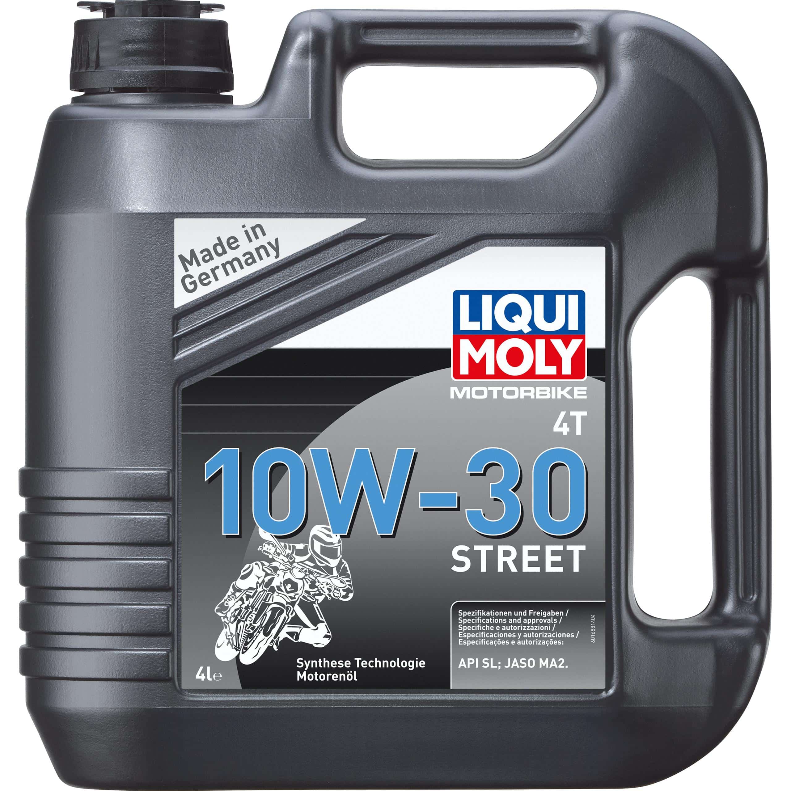 Liqui Moly Motoröl Motorbike 4T 10W-30 Street 4 Liter - Motorradzubehör - Öle & Schmiermittel
