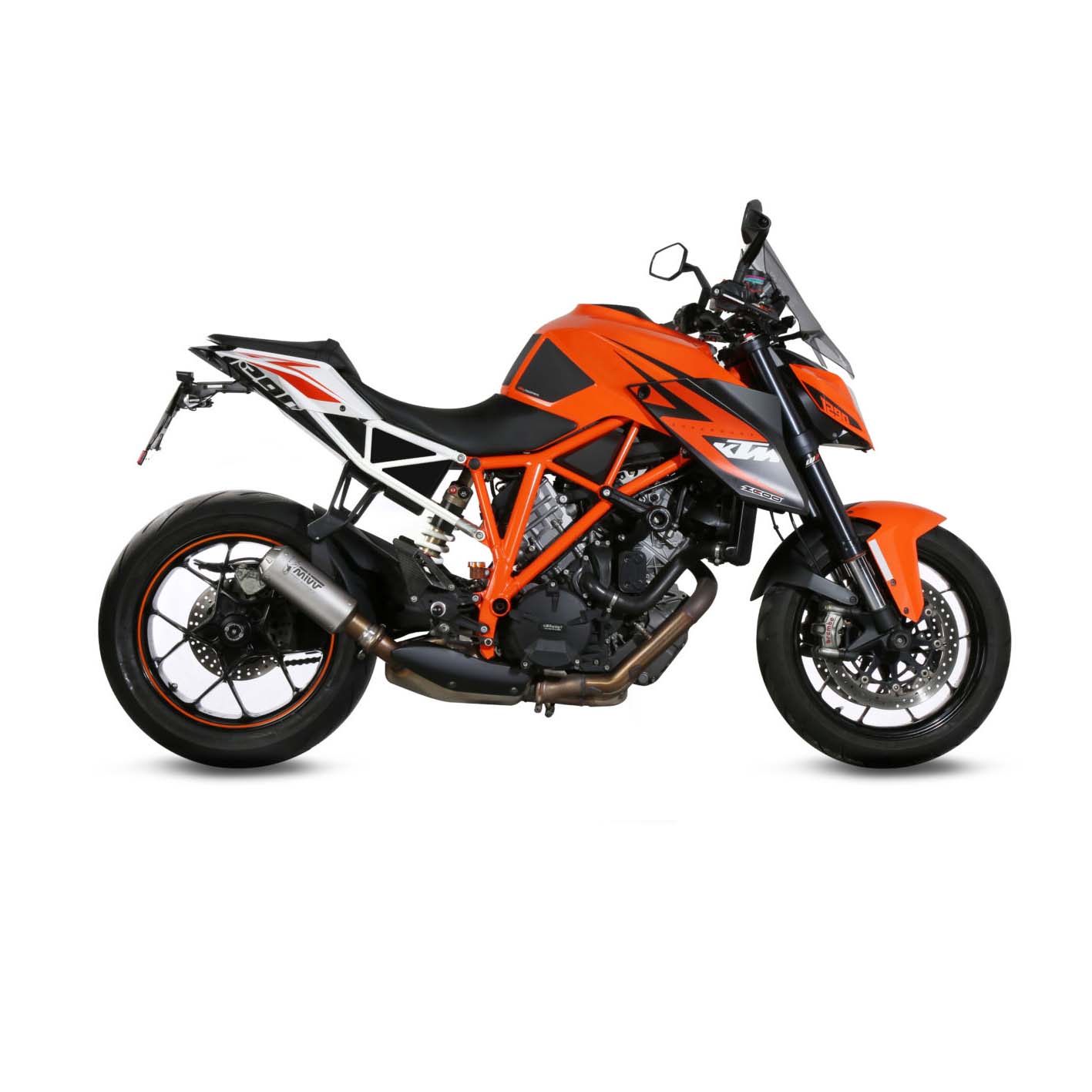 MIVV Auspuff MK3 silber für KTM 1290 Superduke 2014-2019 - Motorradteile & Ersatzteile - Auspuff