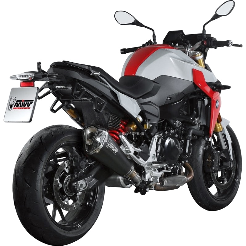 MIVV Delta Race Auspuff B.038.LDRB schwarz für BMW F 900 R - Motorradteile & Ersatzteile - Auspuff