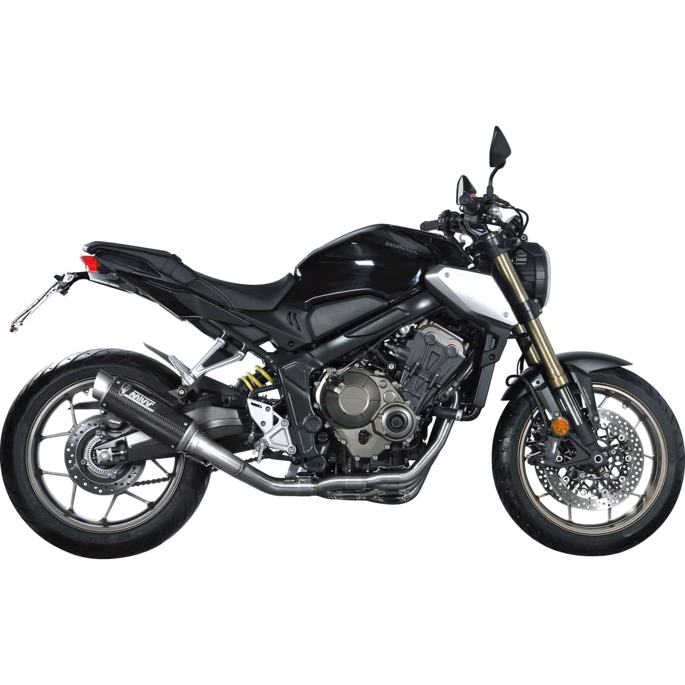MIVV GP Pro Auspuff H.072.K2P 4-1 Carbon für CB/CBR 650 R 2019- - Motorradteile & Ersatzteile - Auspuff