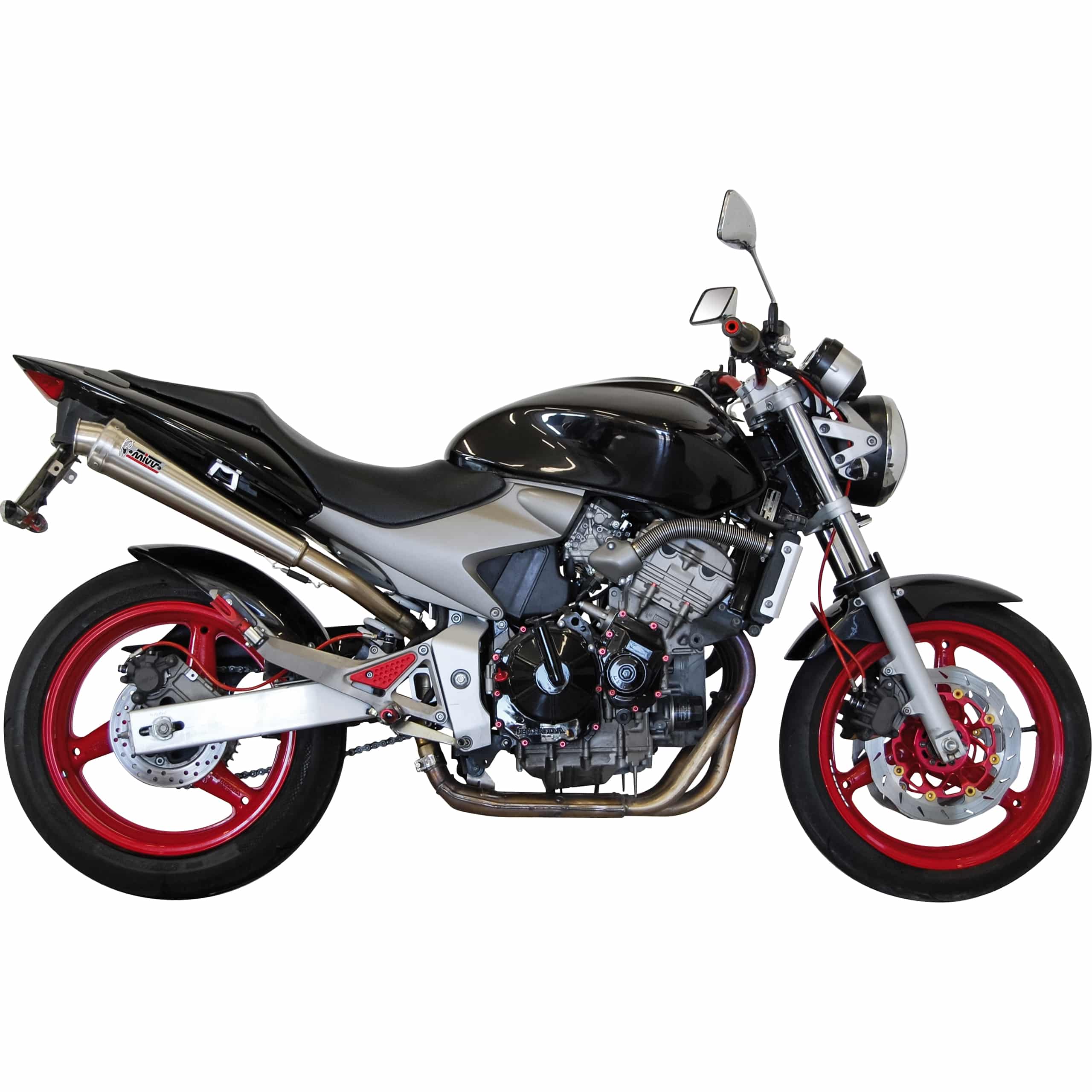 MIVV X-Cone Auspuff silber H.020.KC3 für CB 600 Hornet 2003-2006 - Motorradteile & Ersatzteile - Auspuff