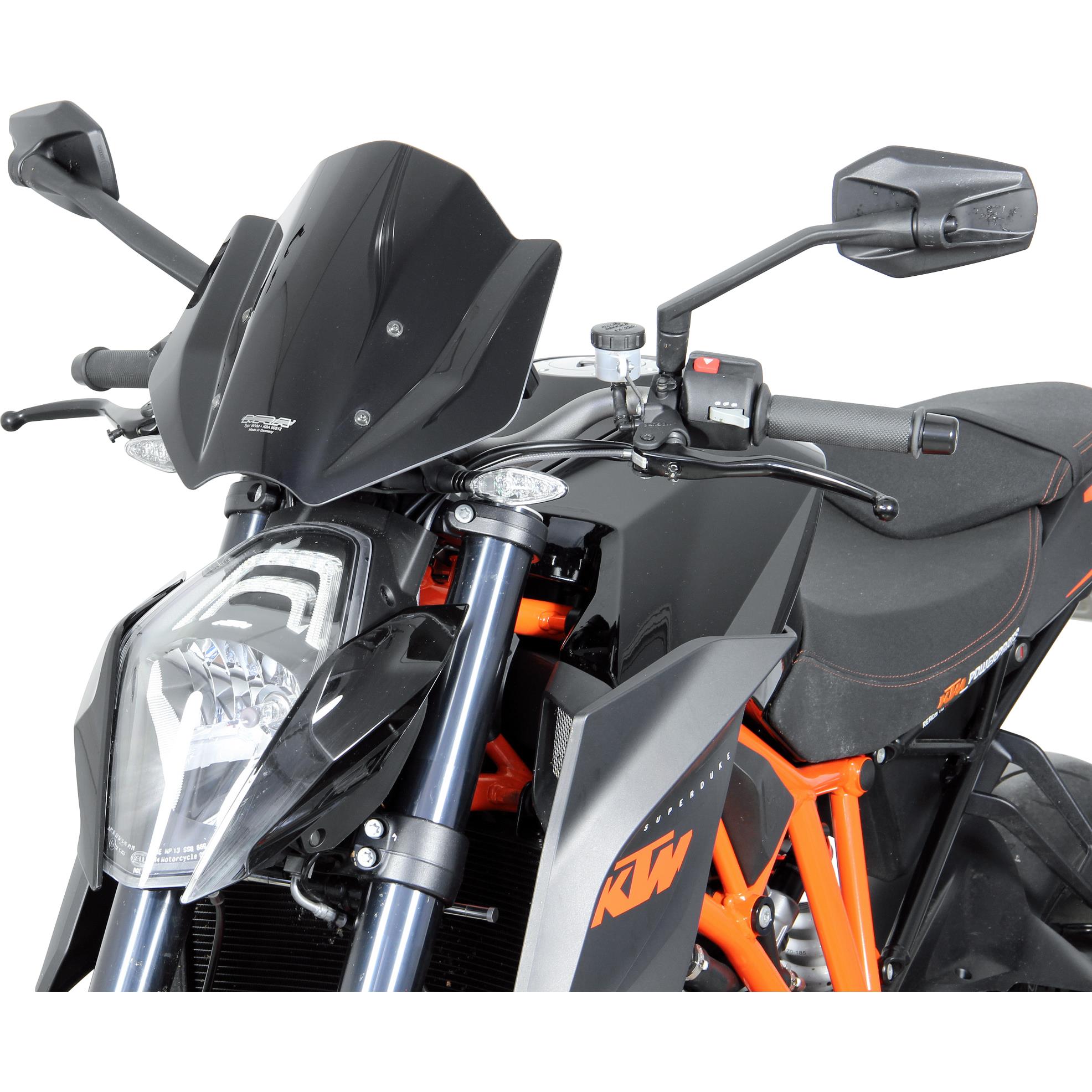 MRA Racingscheibe NRM schwarz für KTM 1290 Superduke R 2013-2016 - Motorradteile & Ersatzteile - Verkleidungen & Abdeckungen