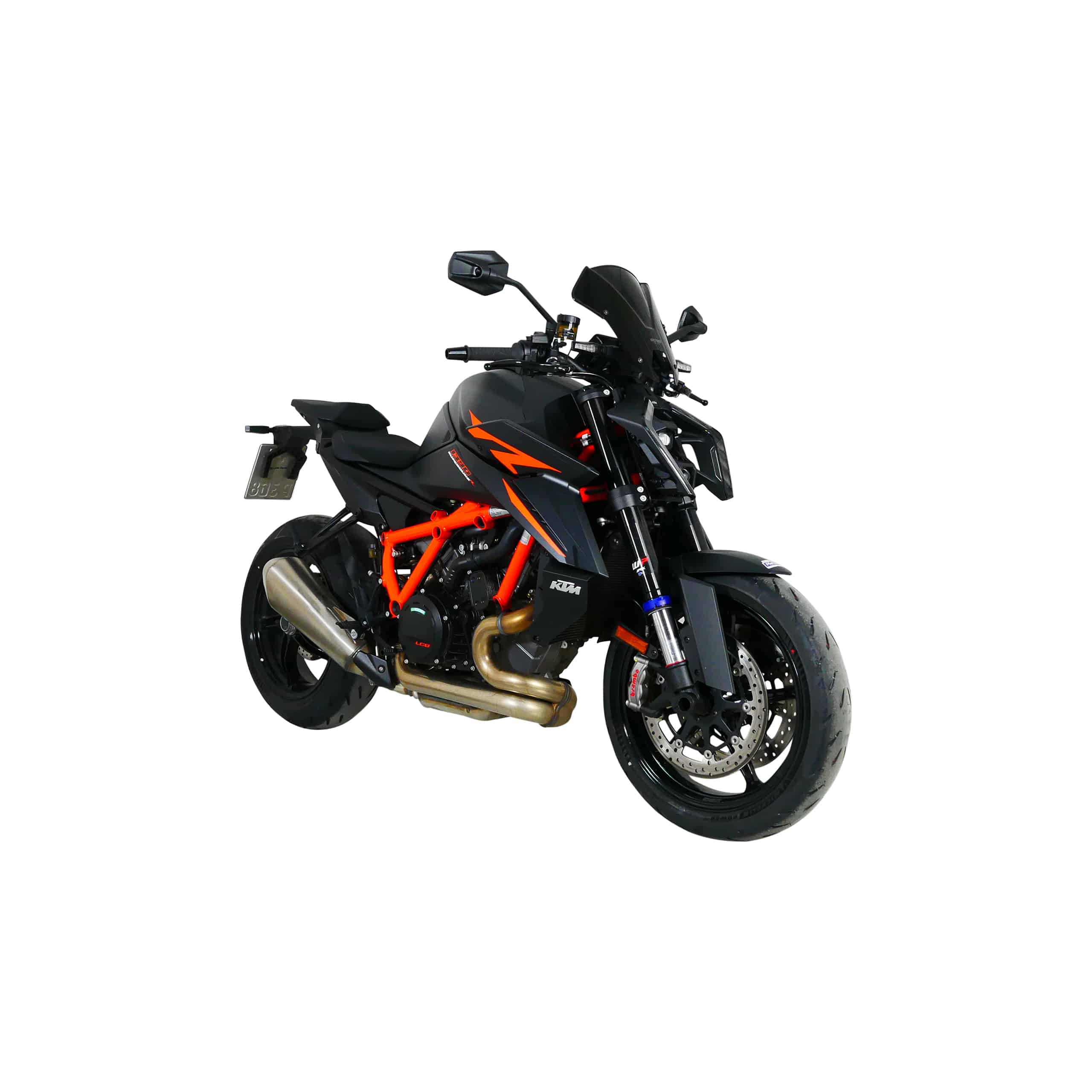 MRA Racingscheibe NRM schwarz für KTM 1390 Superduke R - Motorradteile & Ersatzteile - Verkleidungen & Abdeckungen