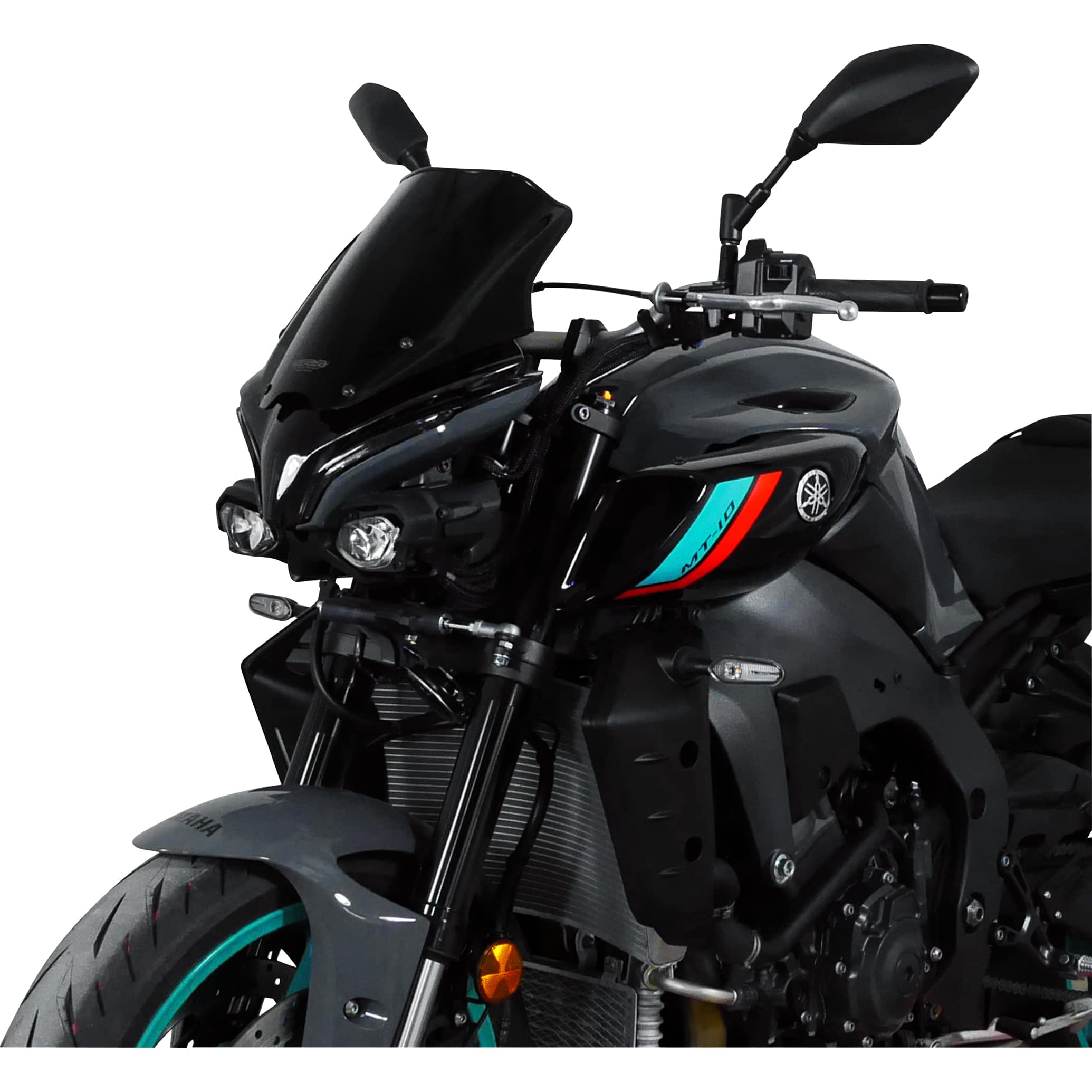 MRA Racingscheibe NRM schwarz für Yamaha MT-10 /SP 2022- - Motorradteile & Ersatzteile - Verkleidungen & Abdeckungen