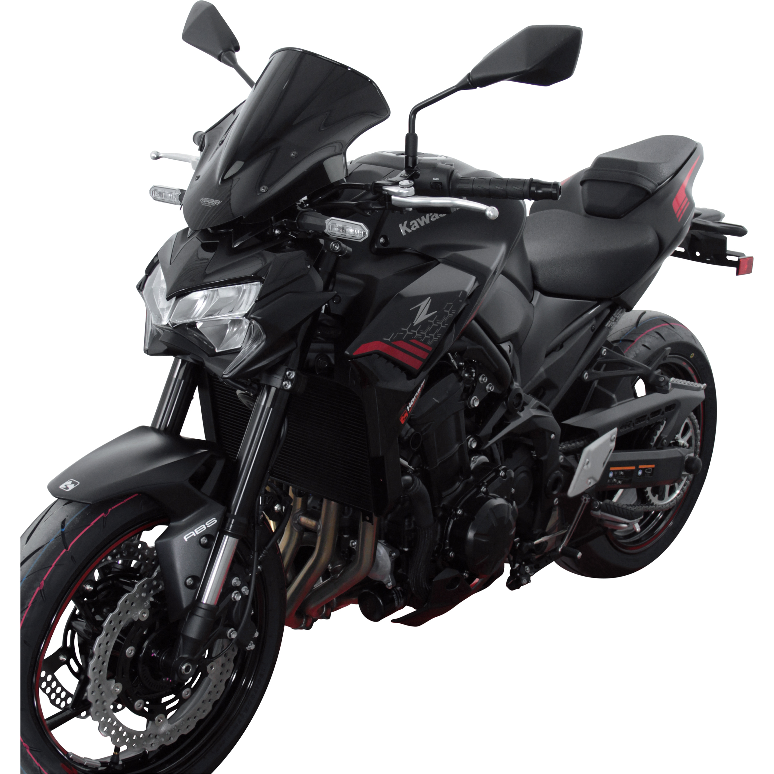MRA Racingscheibe NRN schwarz für Kawasaki Z 900 2020- - Motorradteile & Ersatzteile - Verkleidungen & Abdeckungen