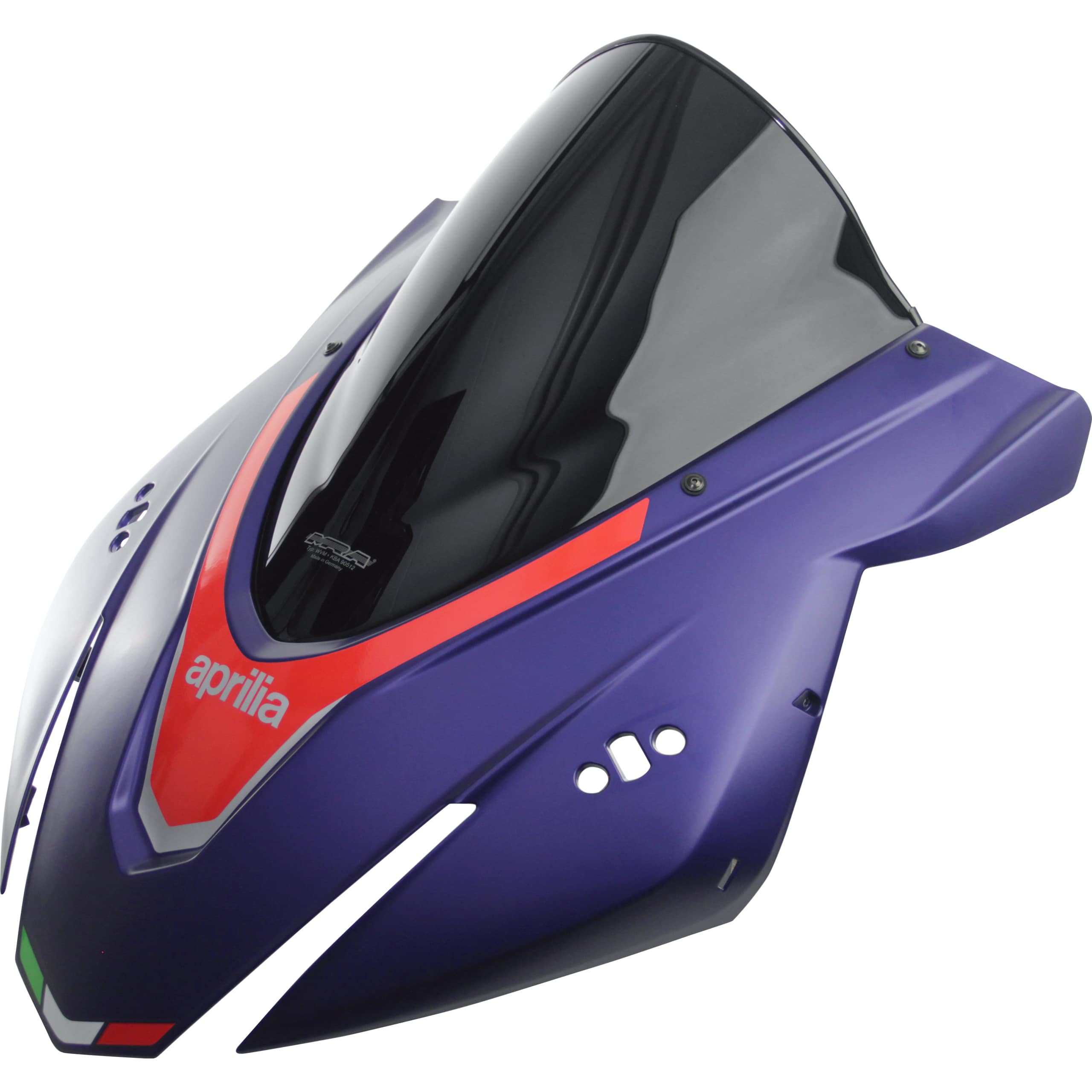 MRA Racingscheibe R schwarz für Aprilia RSV 4 1100 Factory 2021- - Motorradteile & Ersatzteile - Verkleidungen & Abdeckungen