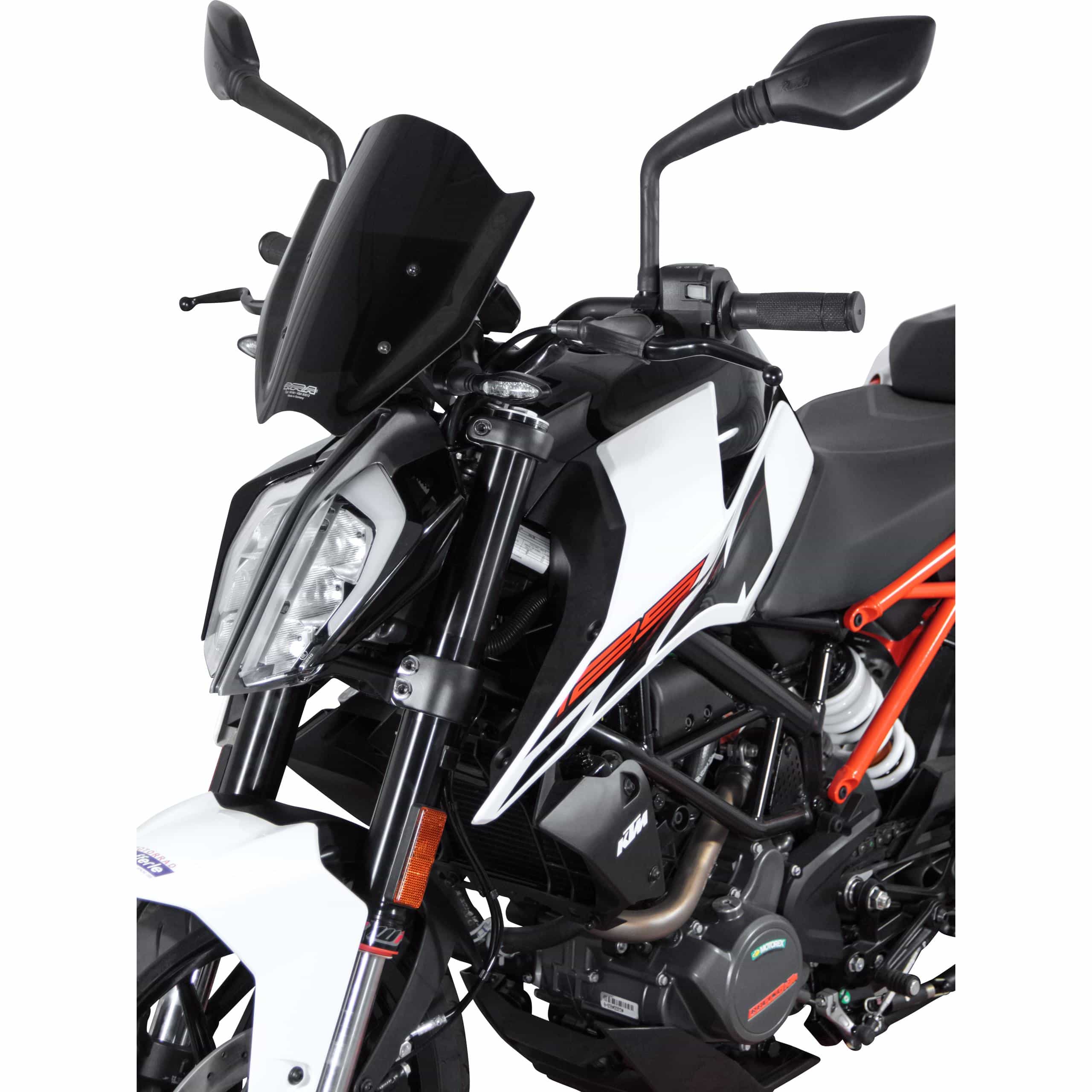 MRA Sportscheibe NSPM schwarz für KTM Duke 125-390 2017- - Motorradteile & Ersatzteile - Verkleidungen & Abdeckungen
