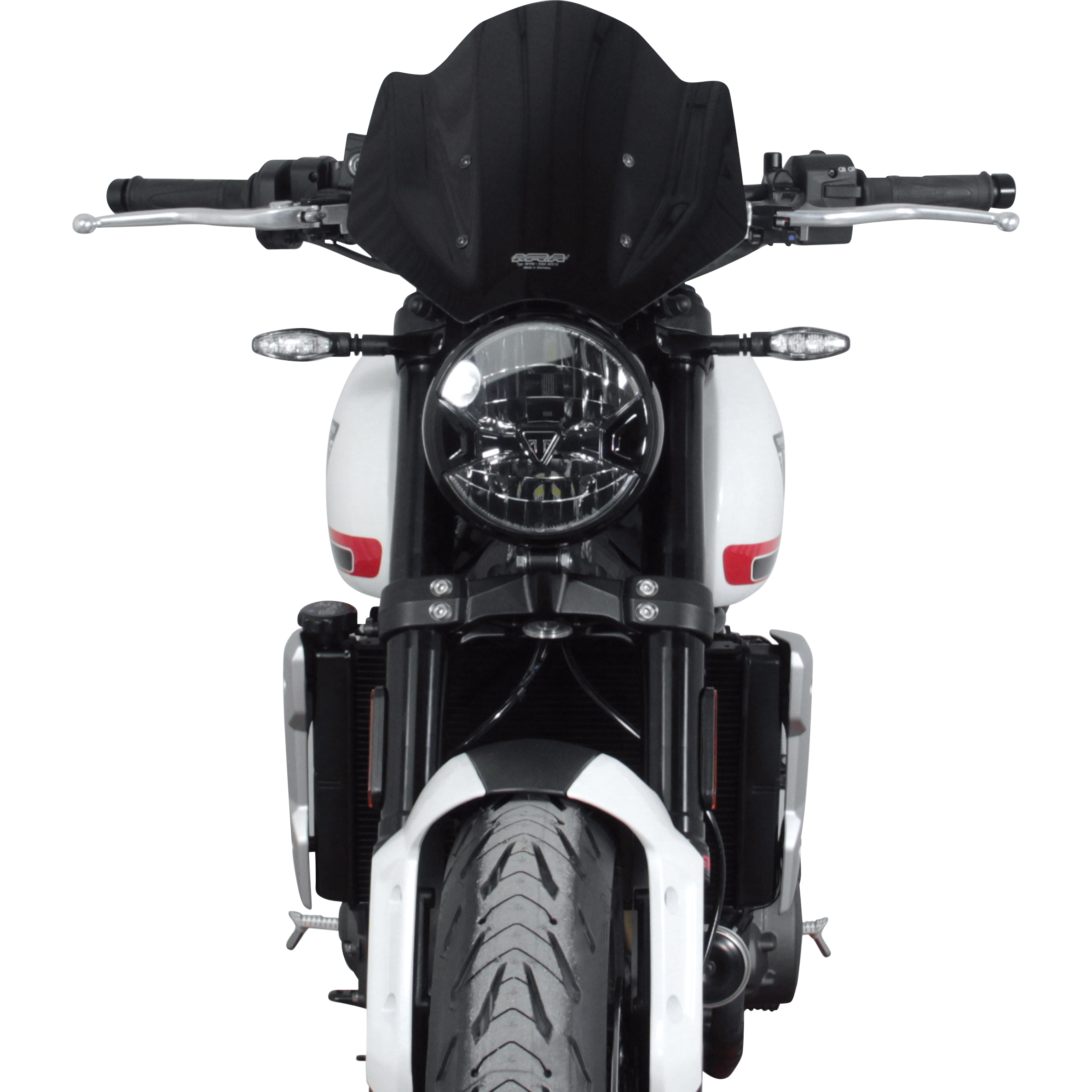 MRA Sportscheibe NSPM schwarz für Triumph Trident 660 - Motorradteile & Ersatzteile - Verkleidungen & Abdeckungen