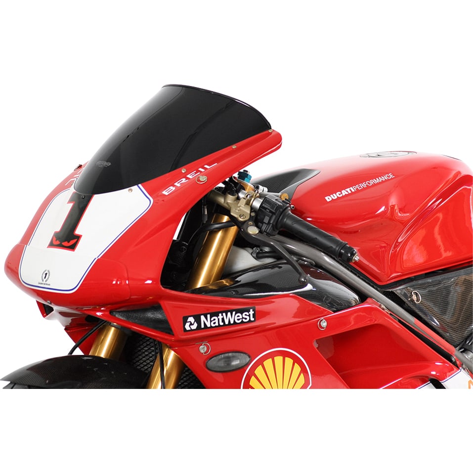 MRA Verkleidungsscheibe Originalform O schwarz für Duc 748-998 - Motorradteile & Ersatzteile - Verkleidungen & Abdeckungen