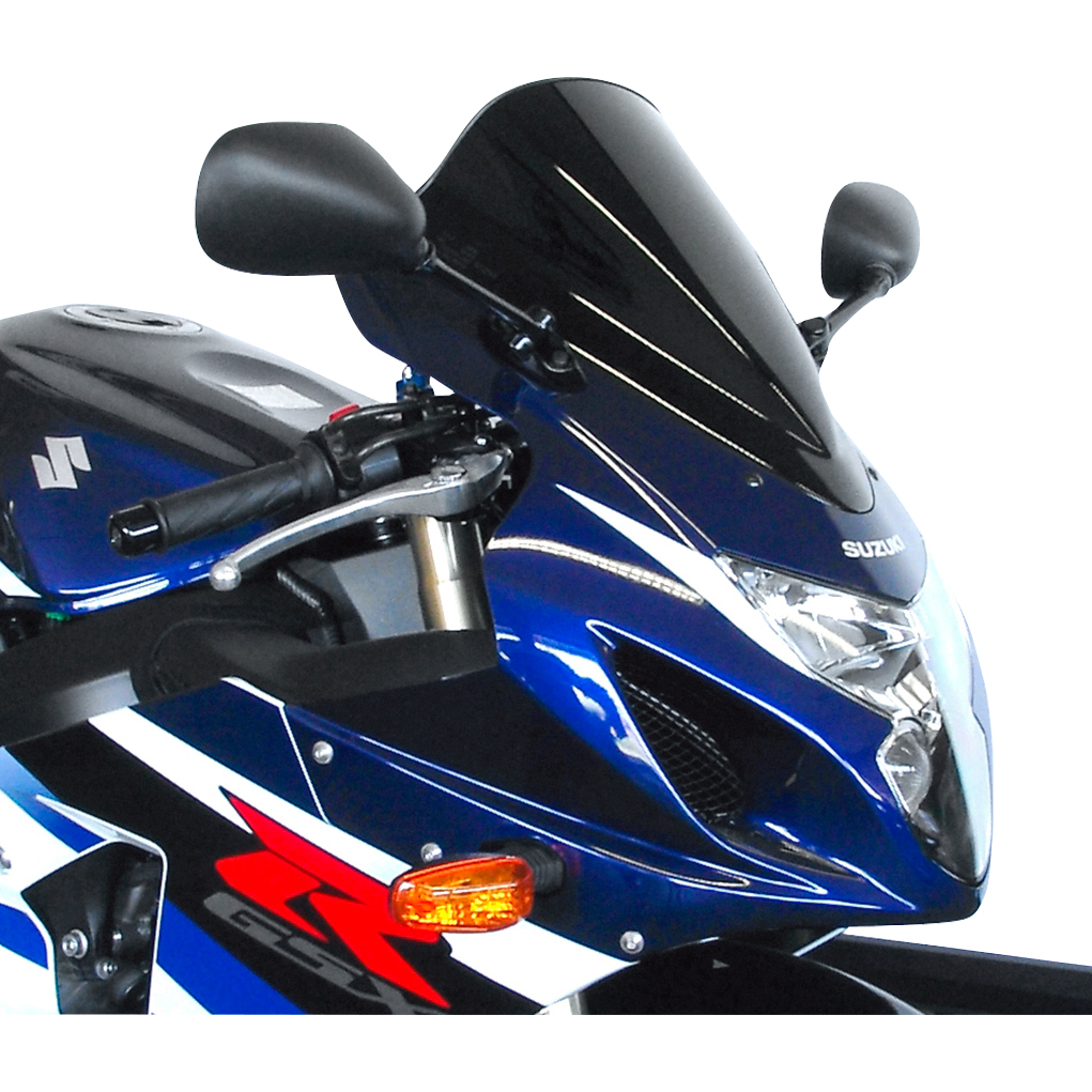 MRA Verkleidungsscheibe Racing R schwarz für GSX-R 600/750 04-05 - Motorradteile & Ersatzteile - Verkleidungen & Abdeckungen