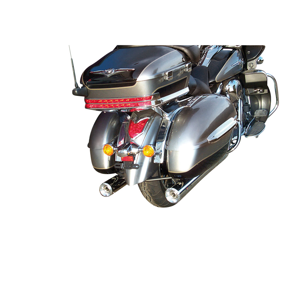 Miller Exhaust Auspuff slip-on Paar Standard poliert/poliert für Kawasaki V - Motorradteile & Ersatzteile - Auspuff