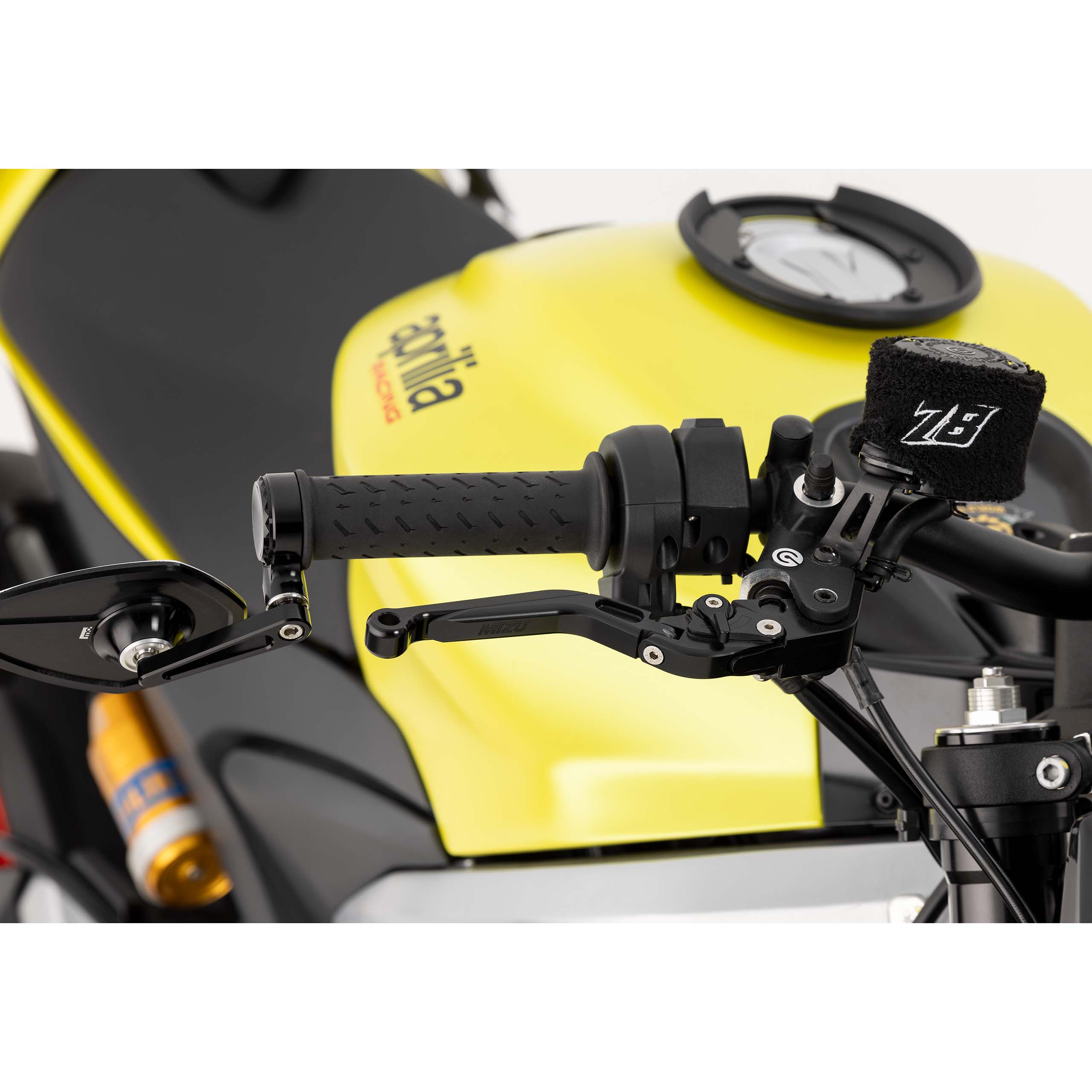 Mizu Bremshebel einstellbar/klappbar GP Alu ADR1 schwarz - Motorradteile & Ersatzteile - Lenker