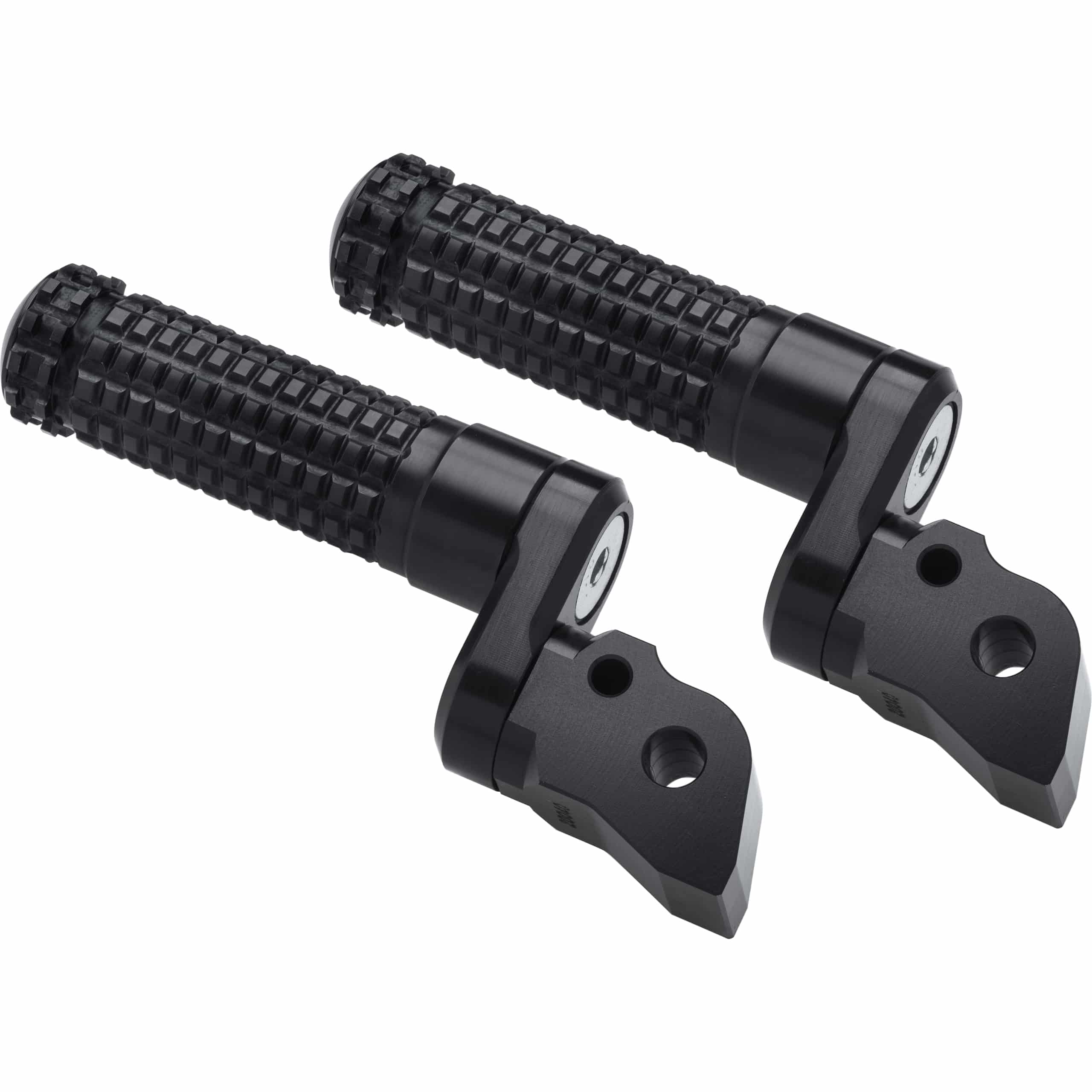 Mizu Fußrastenpaar Flex Race 22mm f. Sozius schwarz/schwarz 20040 - Motorradteile & Ersatzteile - Fußrasten & Hebel