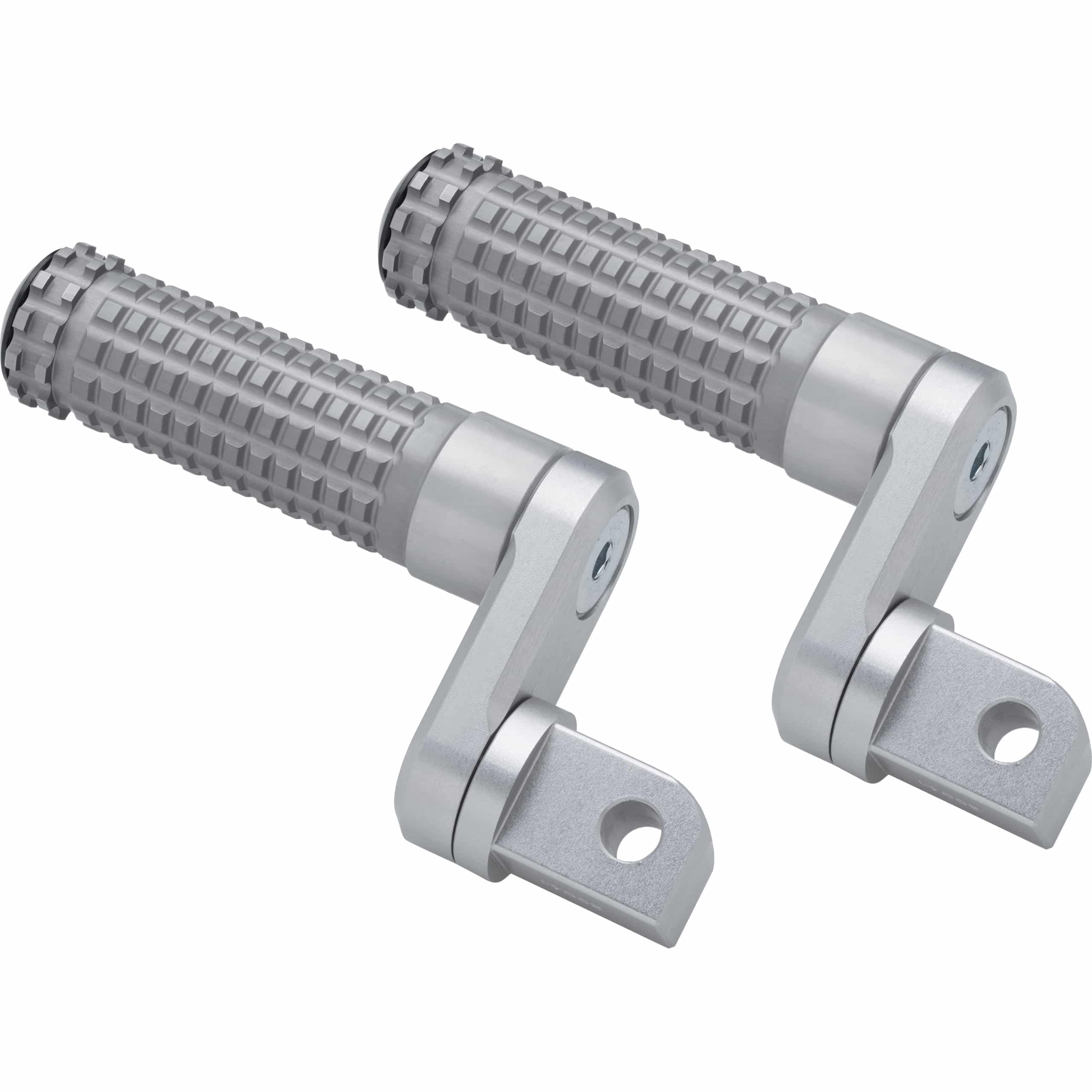 Mizu Fußrastenpaar Flex Race 33mm für Sozius silber/silber 20041 - Motorradteile & Ersatzteile - Fußrasten & Hebel