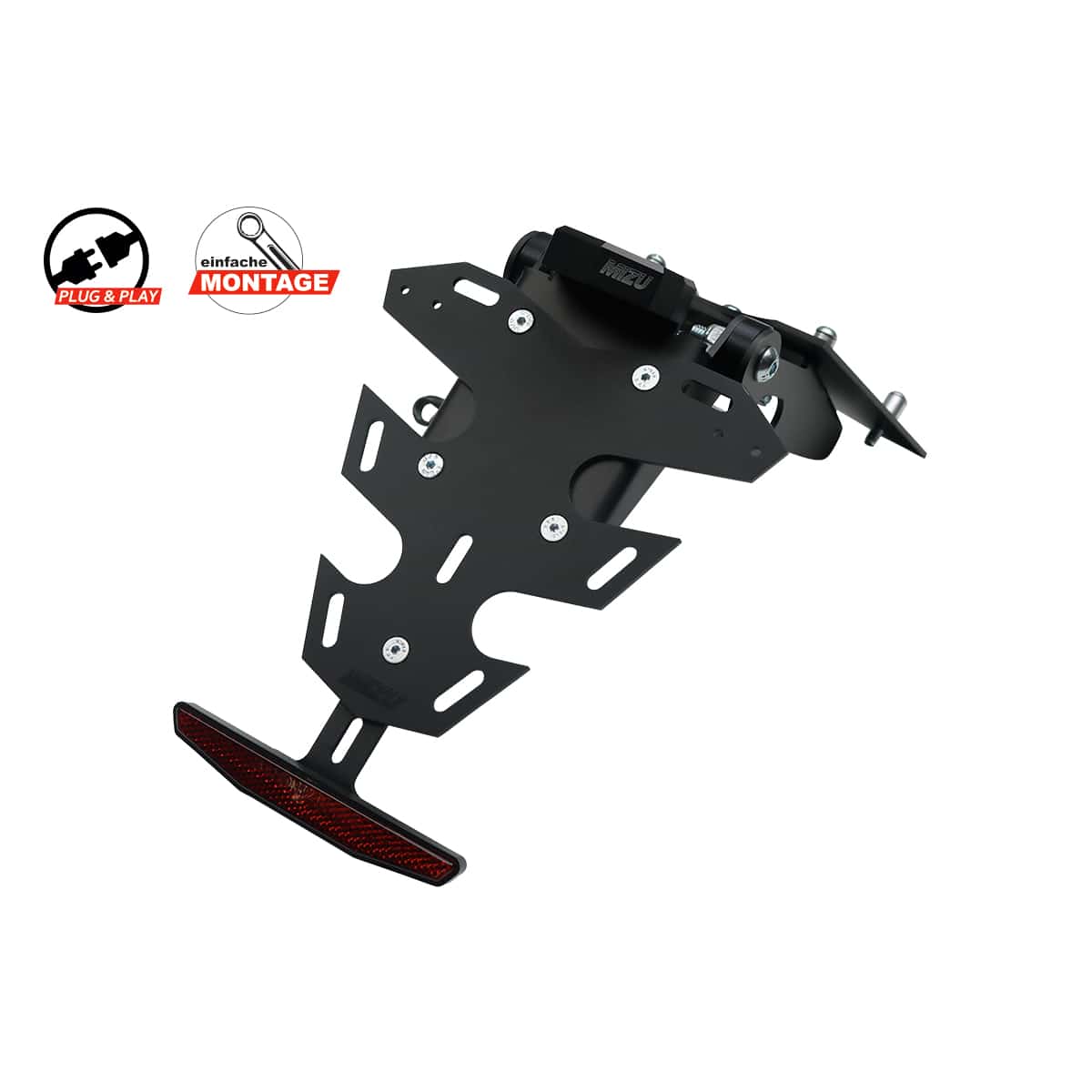 Mizu Kennzeichenhalter Plug & Play CH für Honda CRF 1100 Africa T - Motorradteile & Ersatzteile - Anbauteile