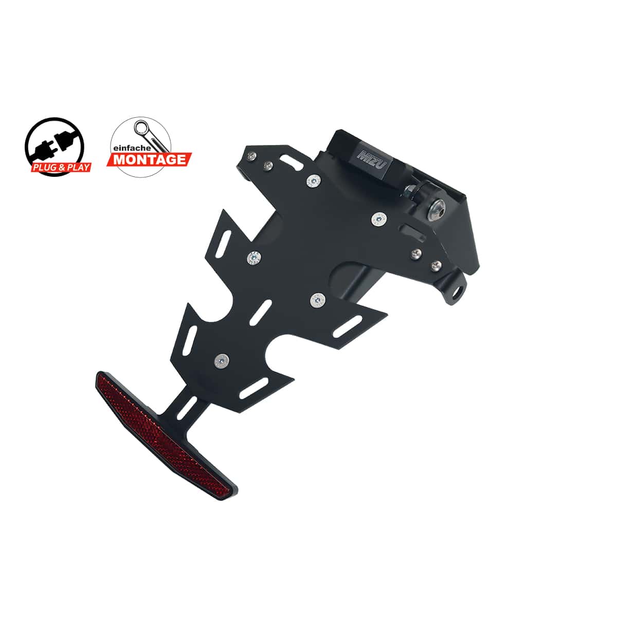 Mizu Kennzeichenhalter Plug & Play CH für Kawasaki Z/Ninja e-1 - Motorradteile & Ersatzteile - Anbauteile