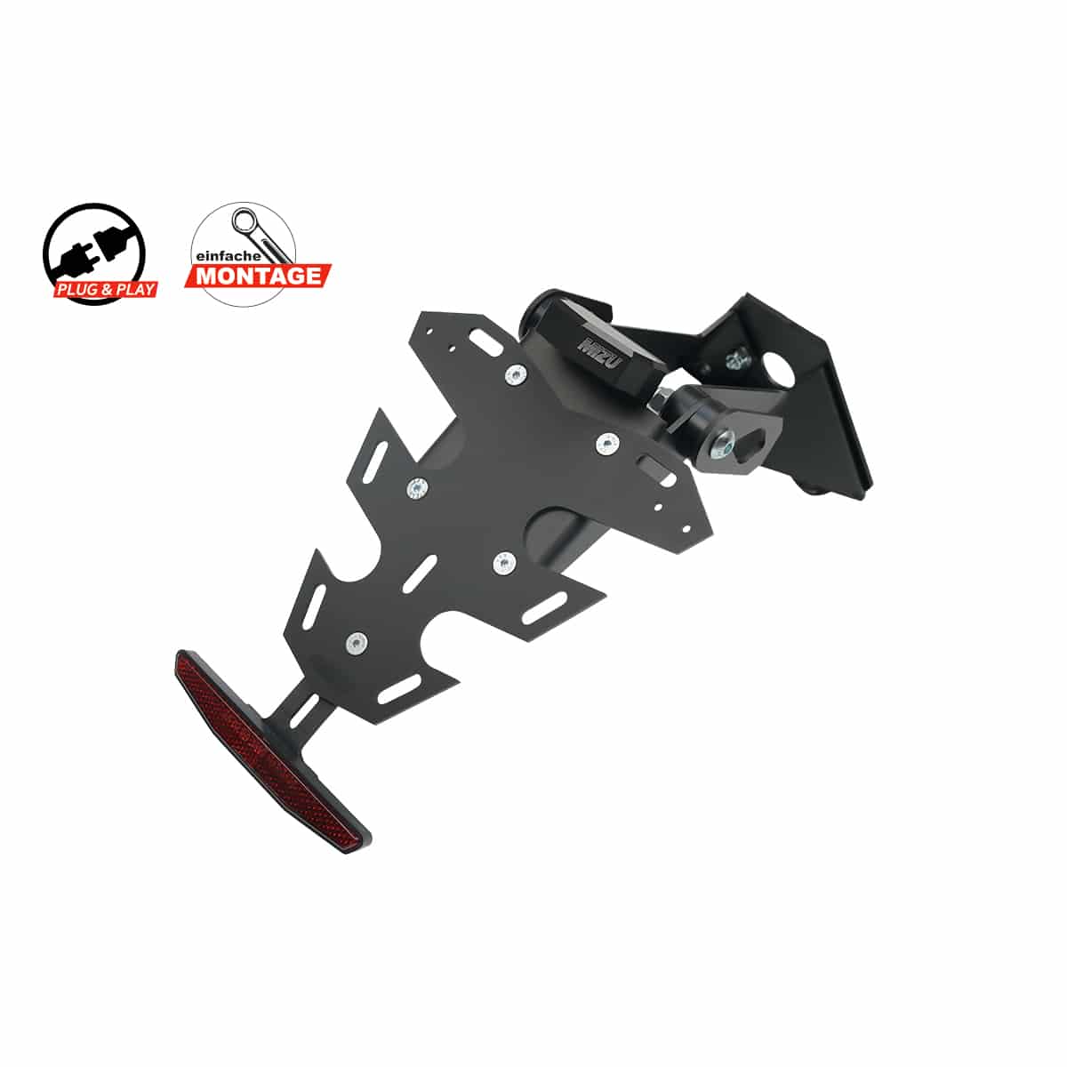Mizu Kennzeichenhalter Plug & Play CH für RS 457/660 2024- - Motorradteile & Ersatzteile - Anbauteile