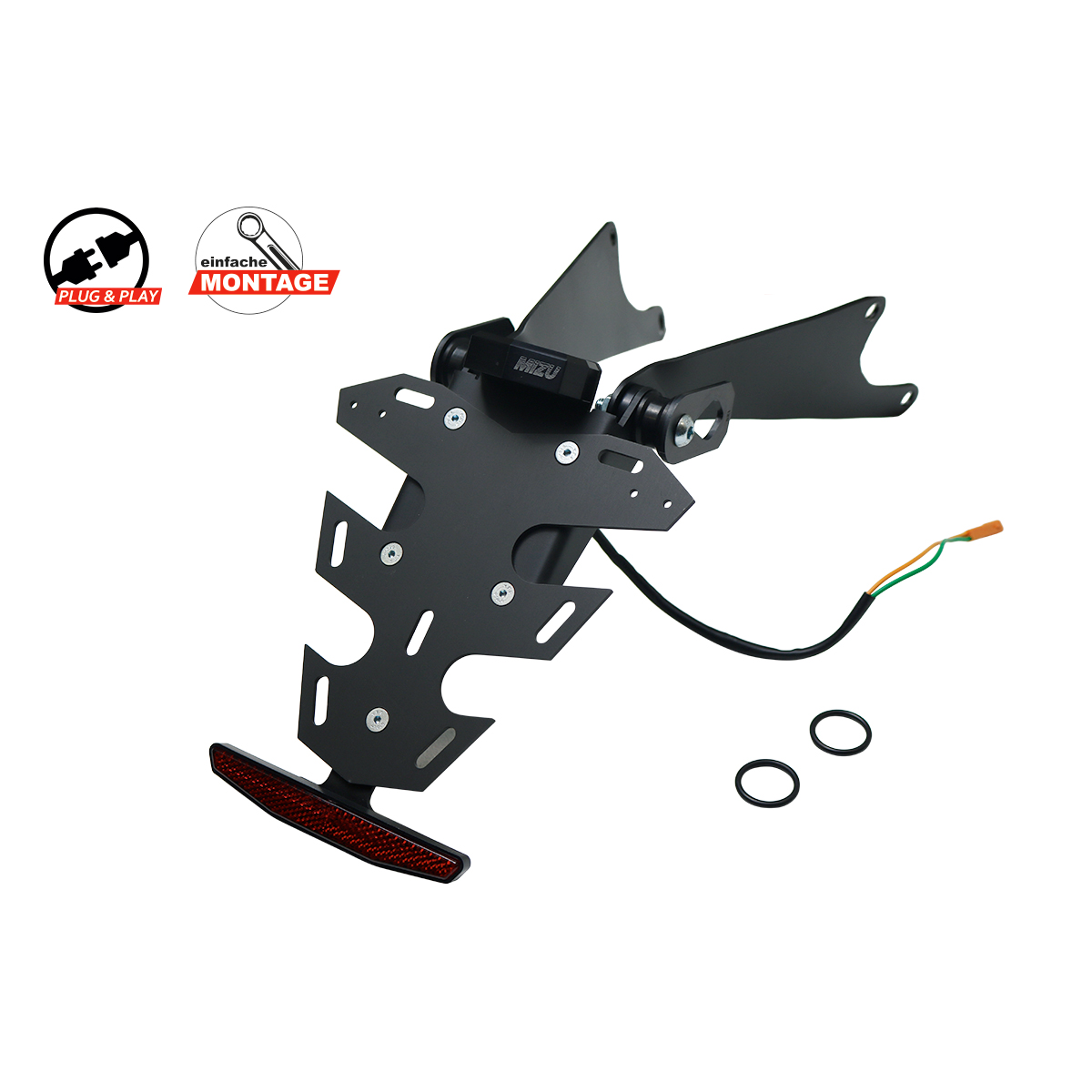 Mizu Kennzeichenhalter Plug & Play für Honda CB 1000 Hornet /SP - Motorradteile & Ersatzteile - Anbauteile