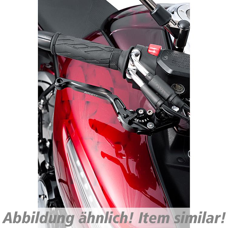 Mizu Kupplungshebel einstellbar/klappbar GP Alu BNL1 schwarz - Motorradteile & Ersatzteile - Lenker