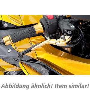 Mizu Kupplungshebel einstellbar/klappbar GP Alu KTL02 schwarz - Motorradteile & Ersatzteile - Lenker