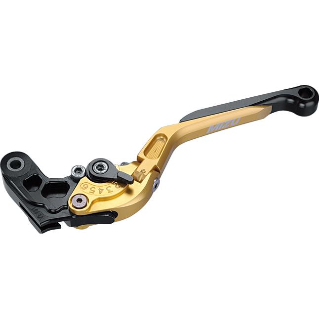 Mizu Kupplungshebel einstellbar/klappbar GP Alu YL01 gold - Motorradteile & Ersatzteile - Lenker