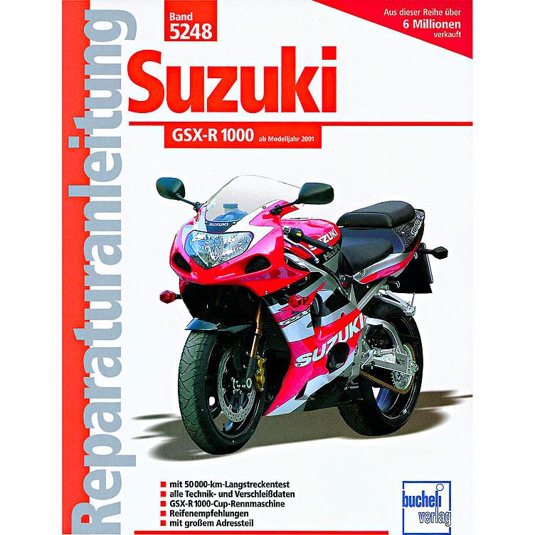 Motorbuch-Verlag Reparaturanleitung Bucheli 5248 für Suzuki GSX-R 1000 BL/BZ - Motorradzubehör - Werkstattzubehör