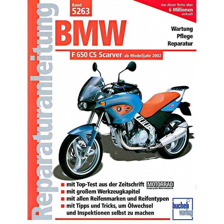 Motorbuch-Verlag Reparaturanleitung Bucheli BMW F 650 CS Scarver - Motorradzubehör - Werkstattzubehör