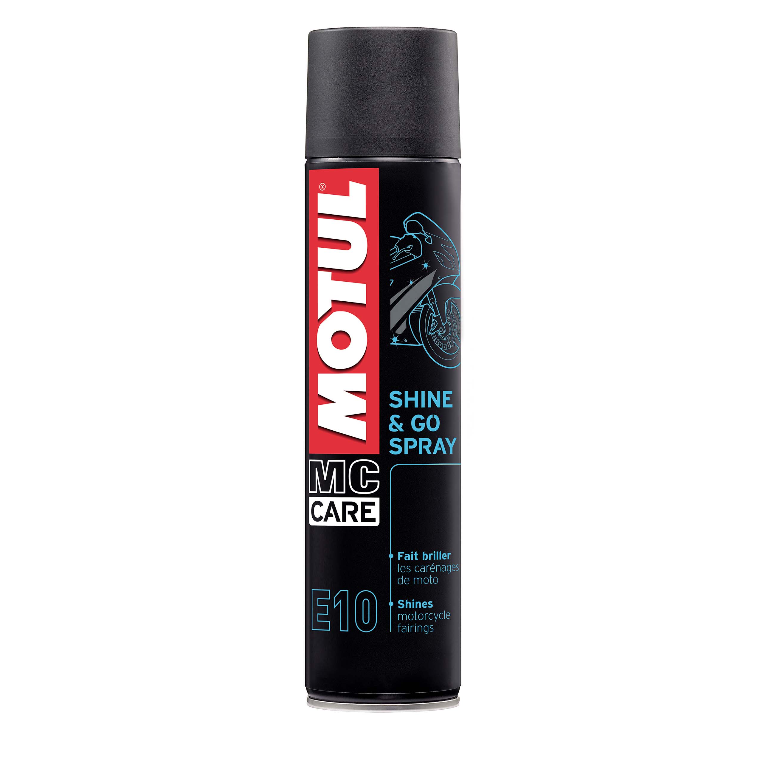 Motul MC Care E10 Shine & Go Spray 400 ml - Motorradzubehör - Reinigung & Pflege