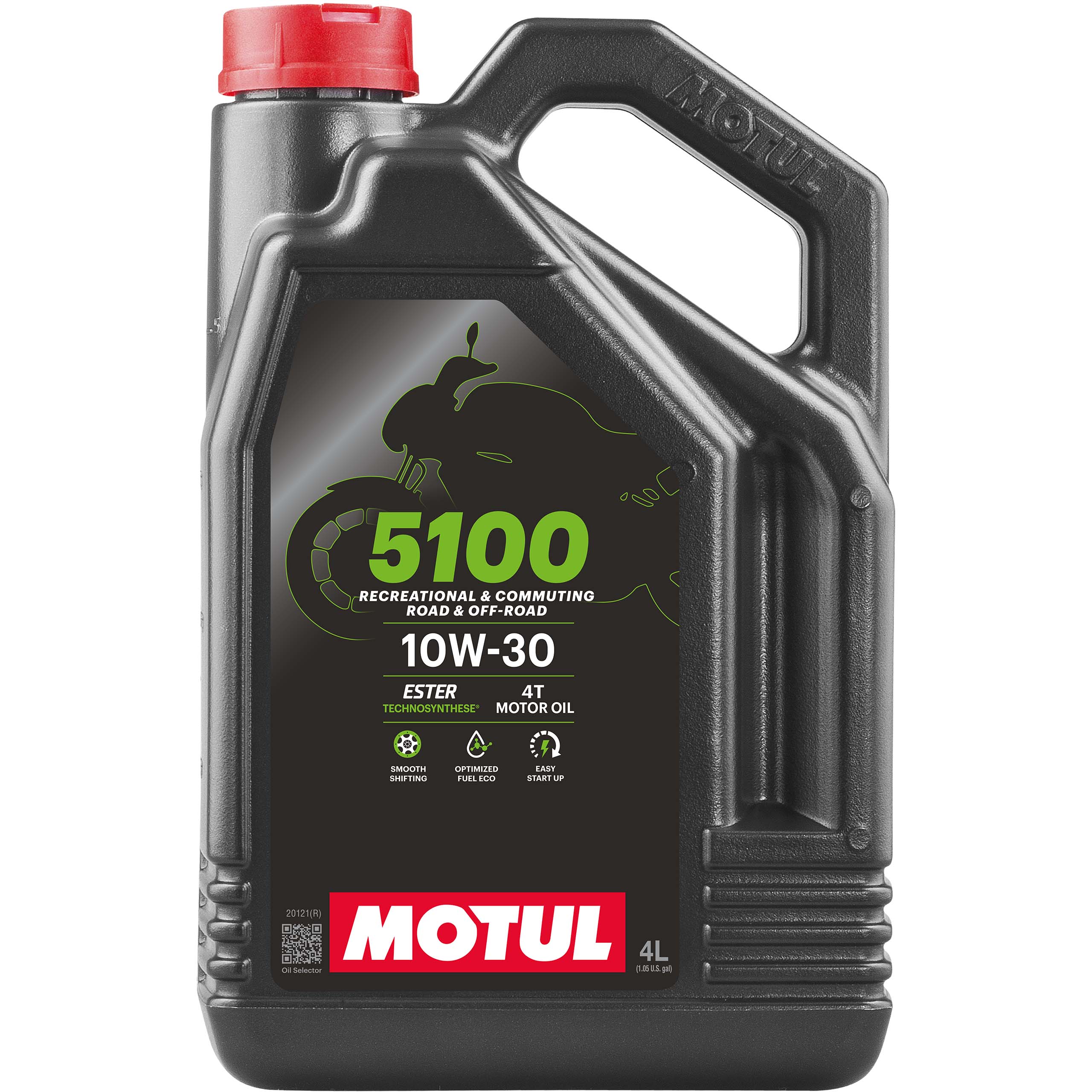 Motul Motoröl teilsynthetisch 5100 4T 10W-30 4 Liter - Motorradzubehör - Öle & Schmiermittel