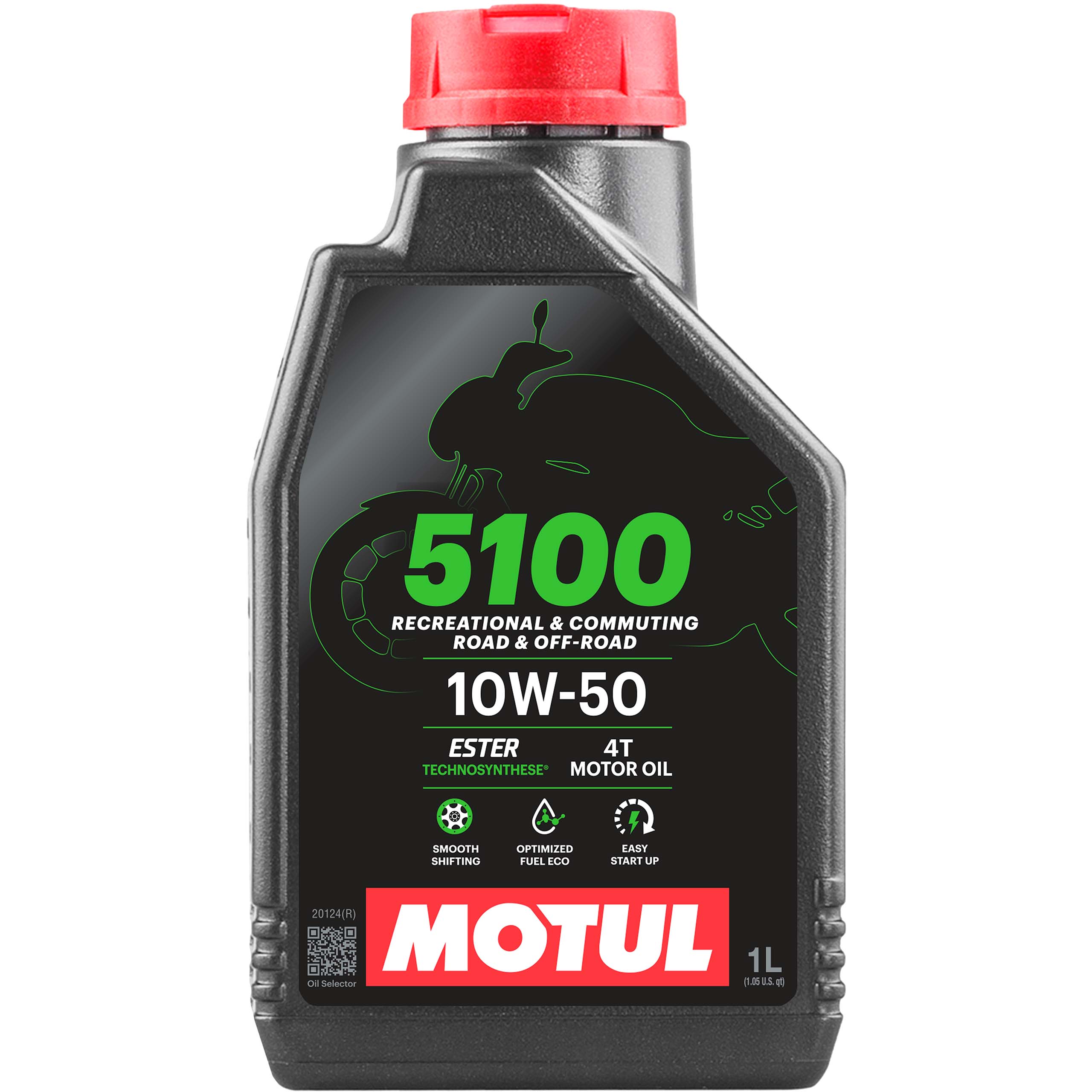 Motul Motoröl teilsynthetisch 5100 4T 10W-50 1 Liter - Motorradzubehör - Öle & Schmiermittel