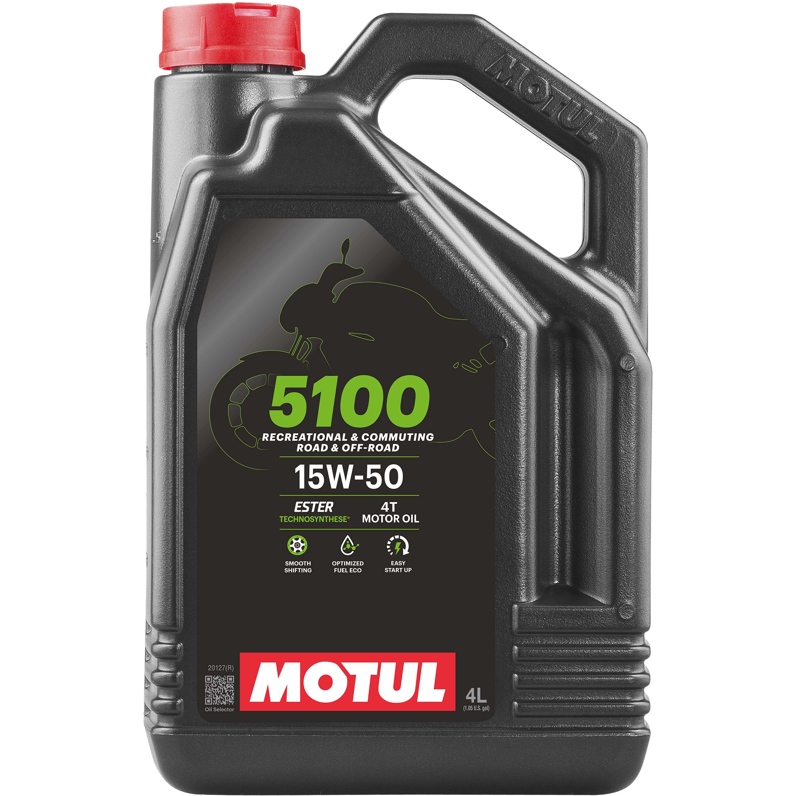 Motul Motoröl teilsynthetisch 5100 4T 15W-50 4 Liter - Motorradzubehör - Öle & Schmiermittel