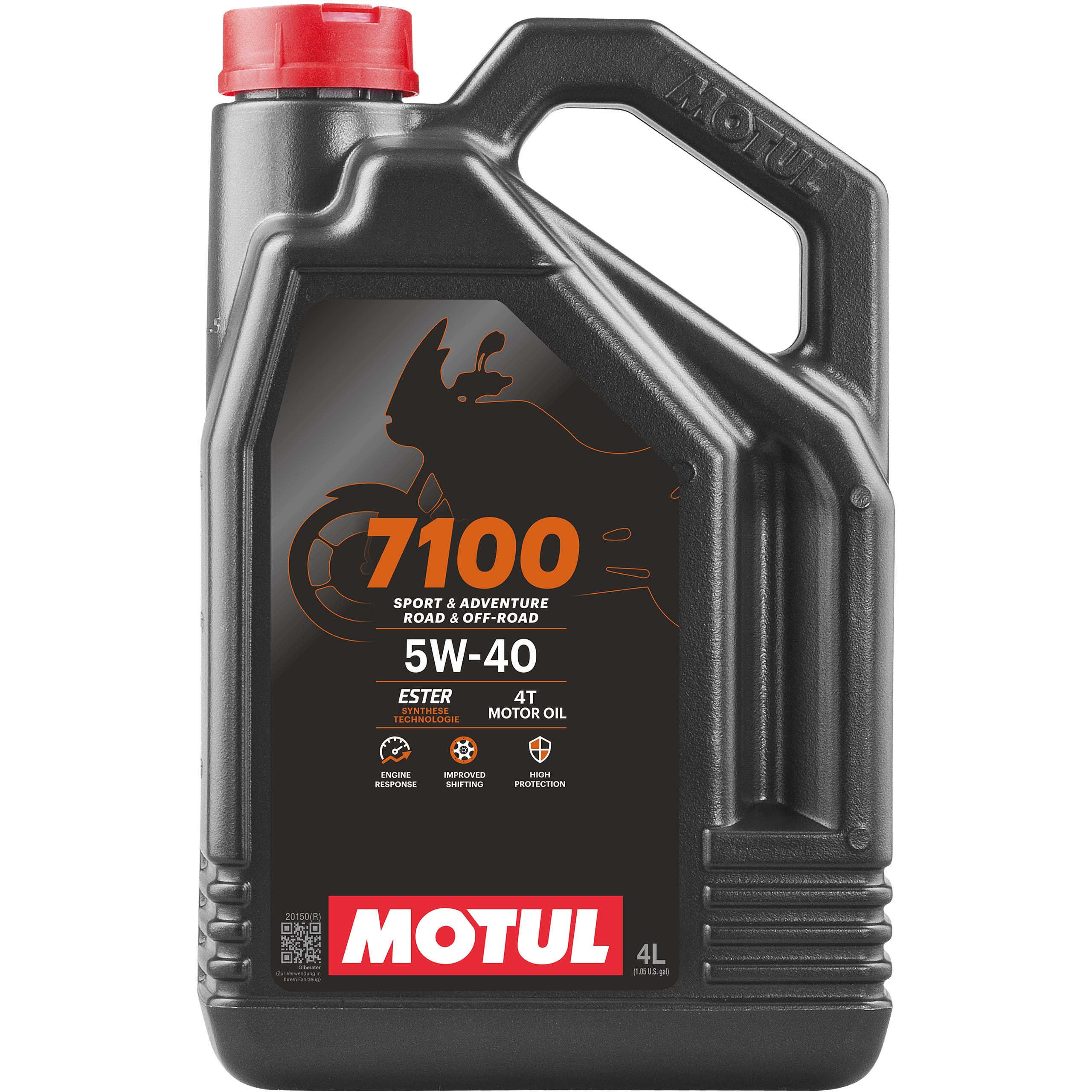 Motul Motoröl vollsynthetisch 7100 4T 5W-40 4 Liter - Motorradzubehör - Öle & Schmiermittel