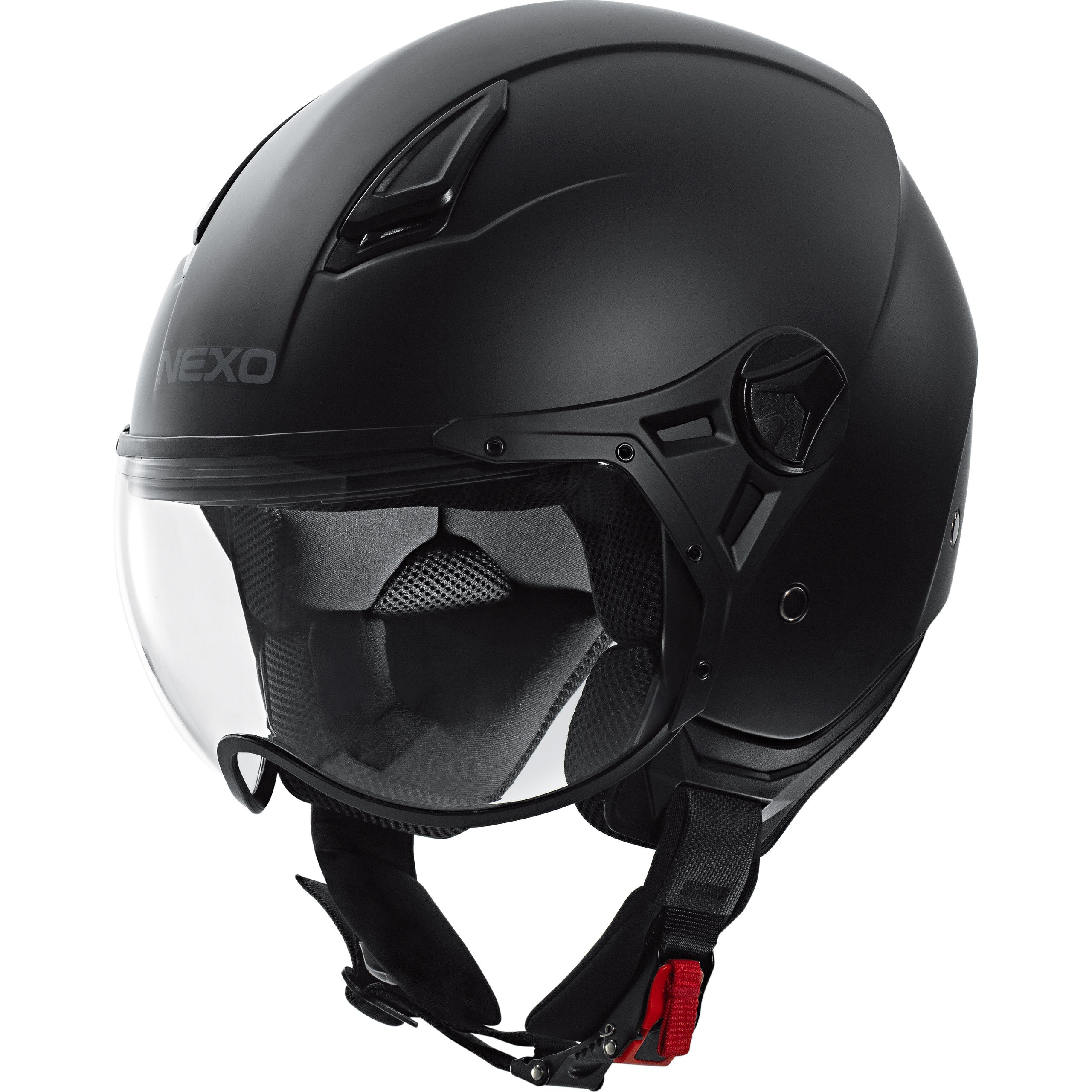 Nexo Demi Jet Helm City II mattschwarz XL - Helme & Brillen - Café Racer Helme & Brillen