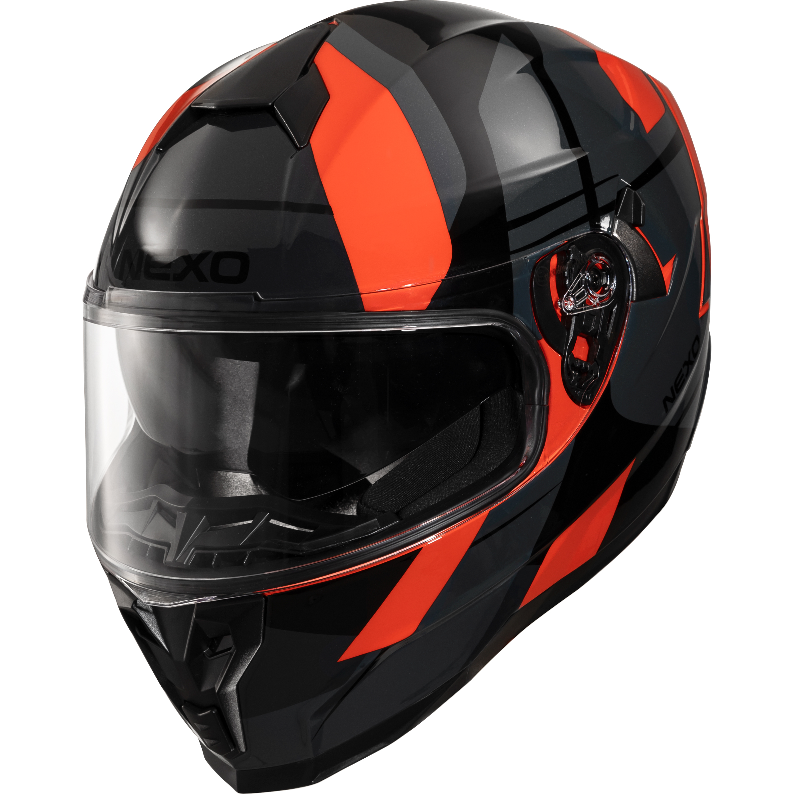 Nexo Integralhelm Comfort II Rot Dekor #24 S - Helme & Brillen - Sport Helme & Brillen