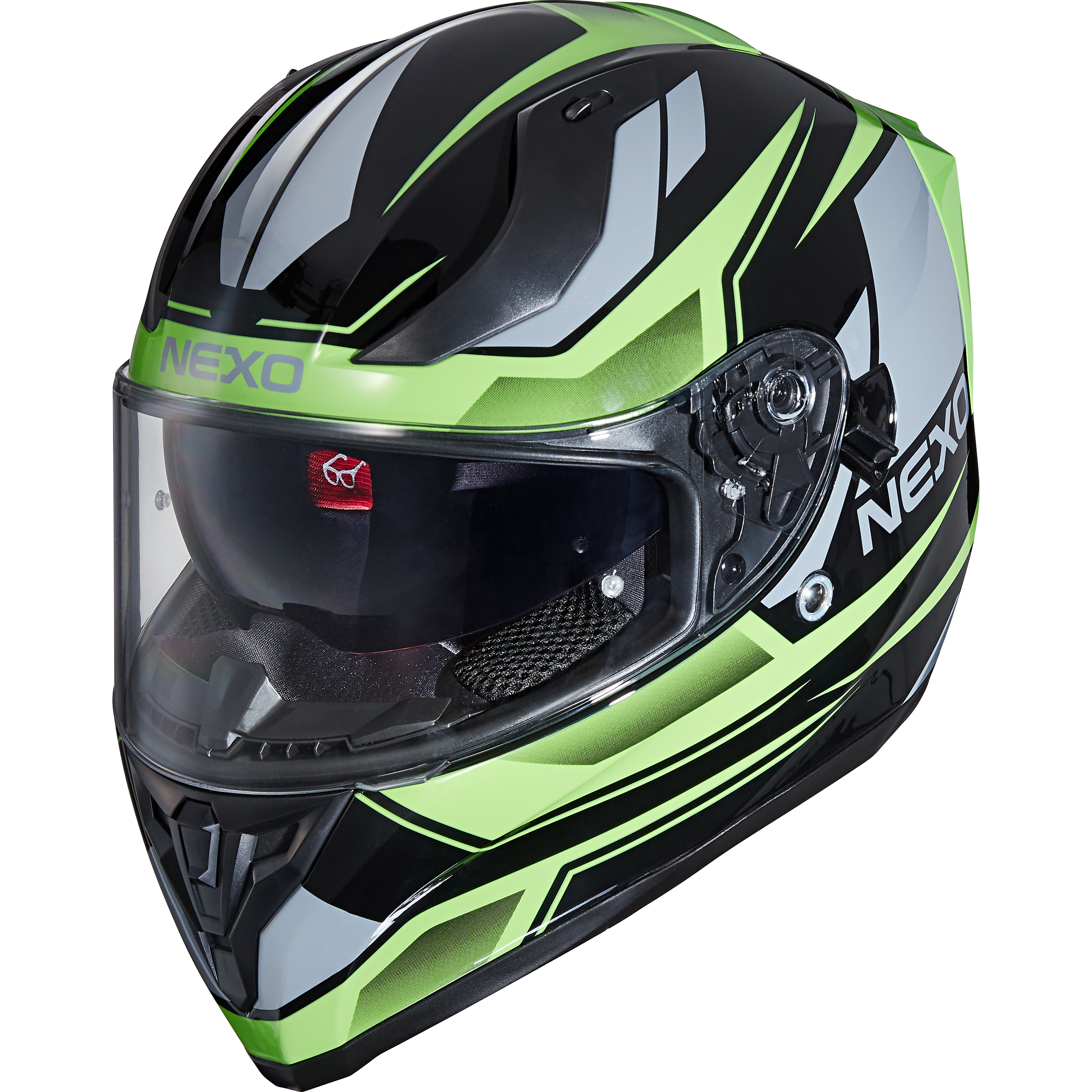 Nexo Integralhelm Sport II Grün Dekor #20 XL - Helme & Brillen - Sport Helme & Brillen