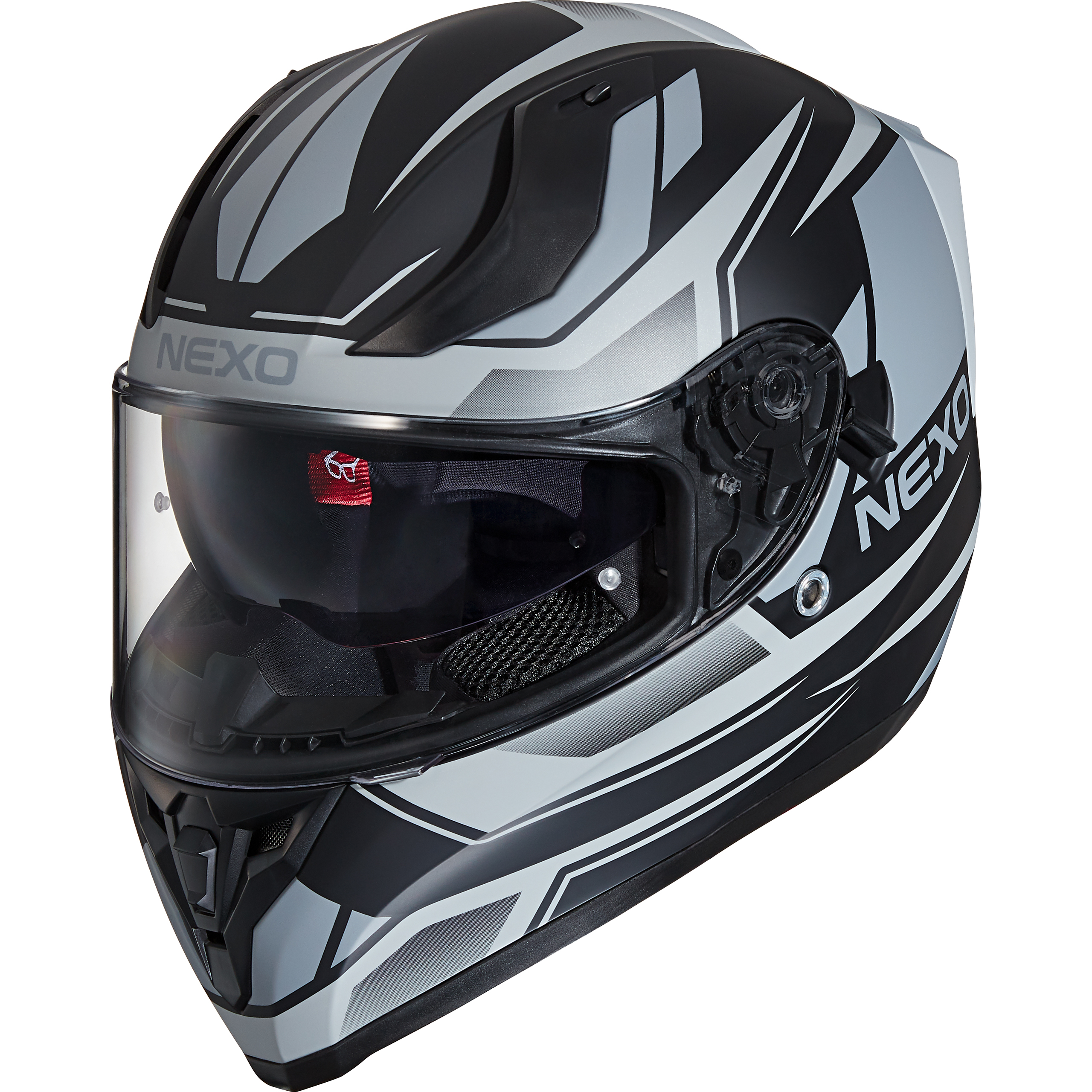Nexo Integralhelm Sport II Silber Dekor #20 L - Helme & Brillen - Sport Helme & Brillen