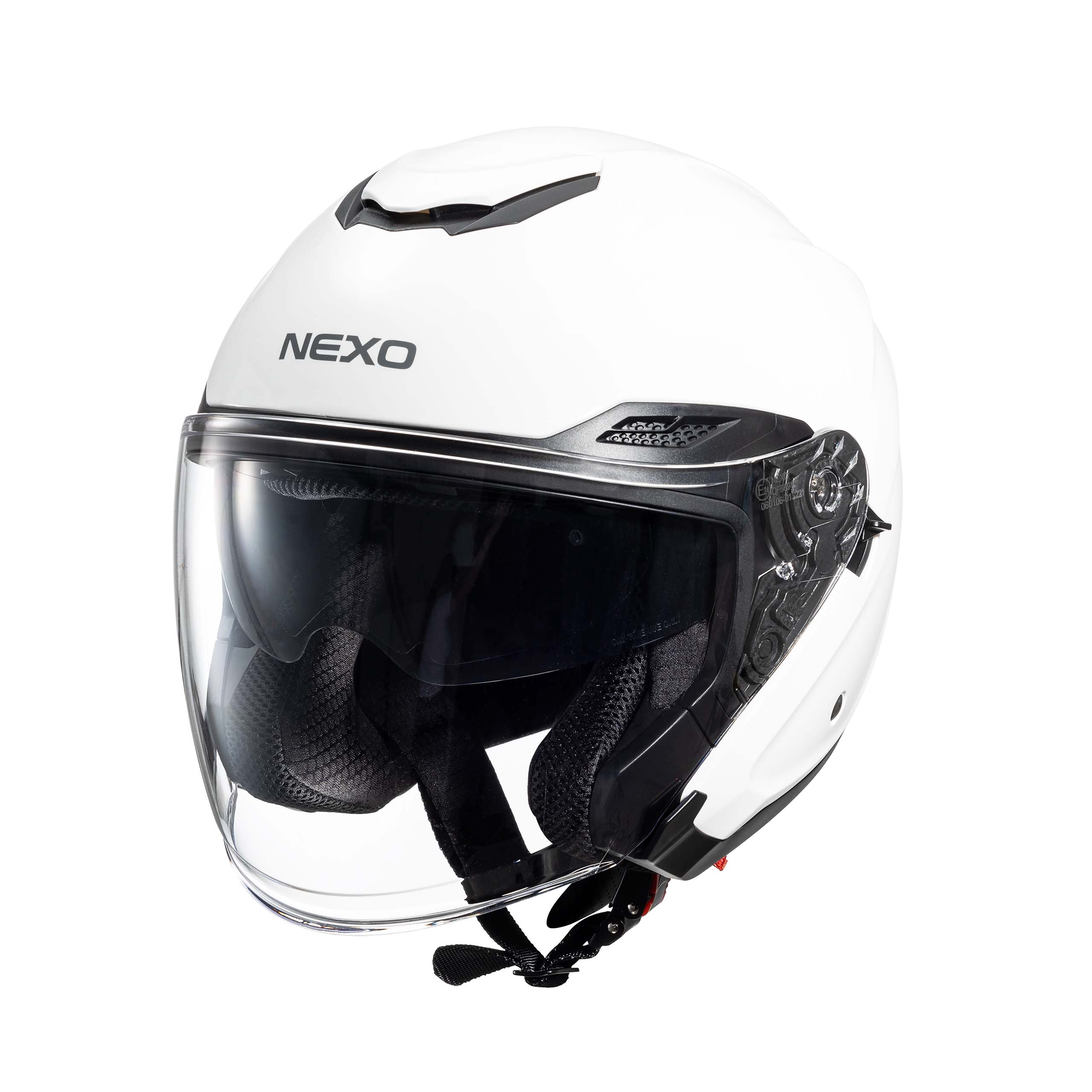 Nexo Jethelm Comfort II weiß L - Helme & Brillen - Café Racer Helme & Brillen