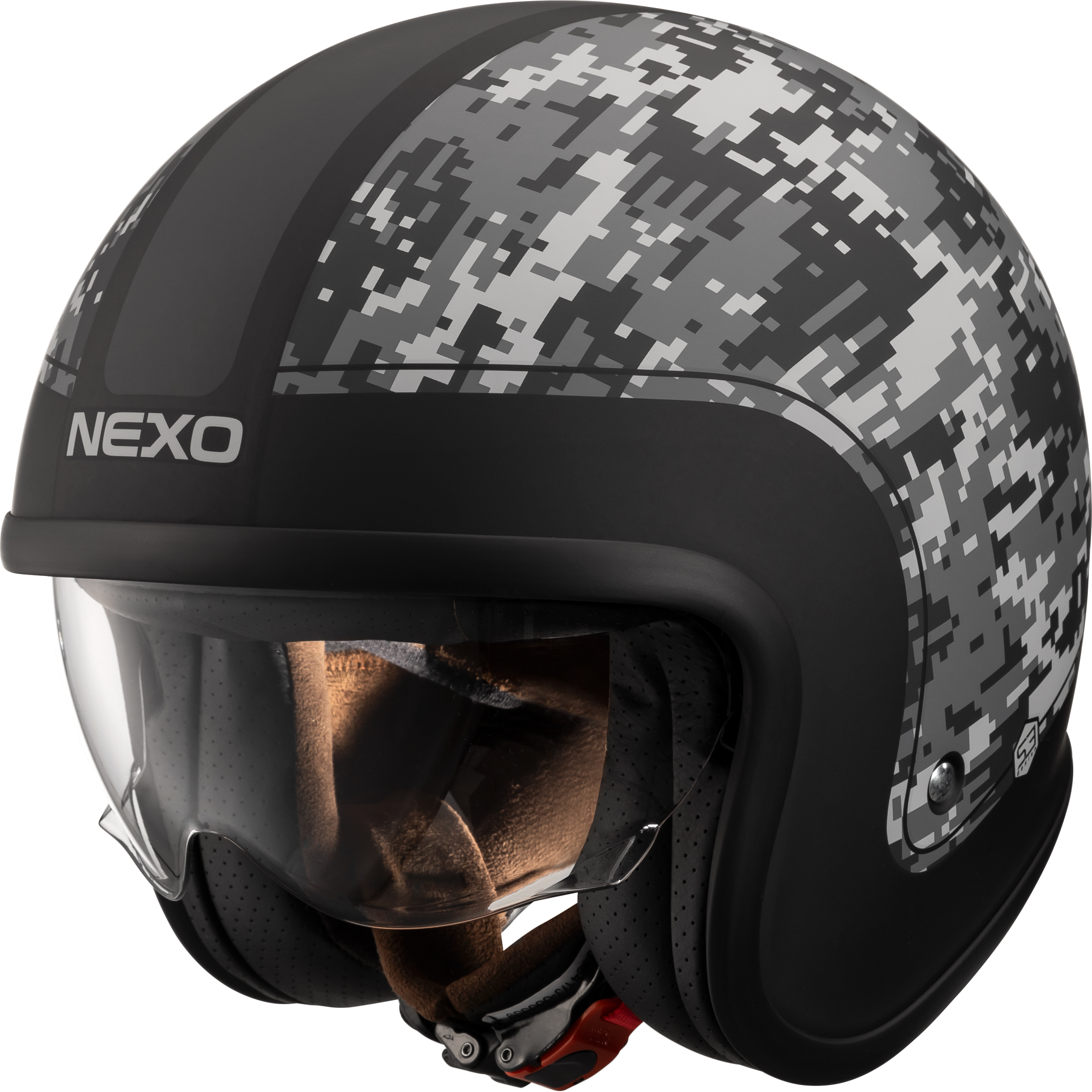 Nexo Jethelm Urban Style II Camo Dekor #24 XS - Helme & Brillen - Café Racer Helme & Brillen