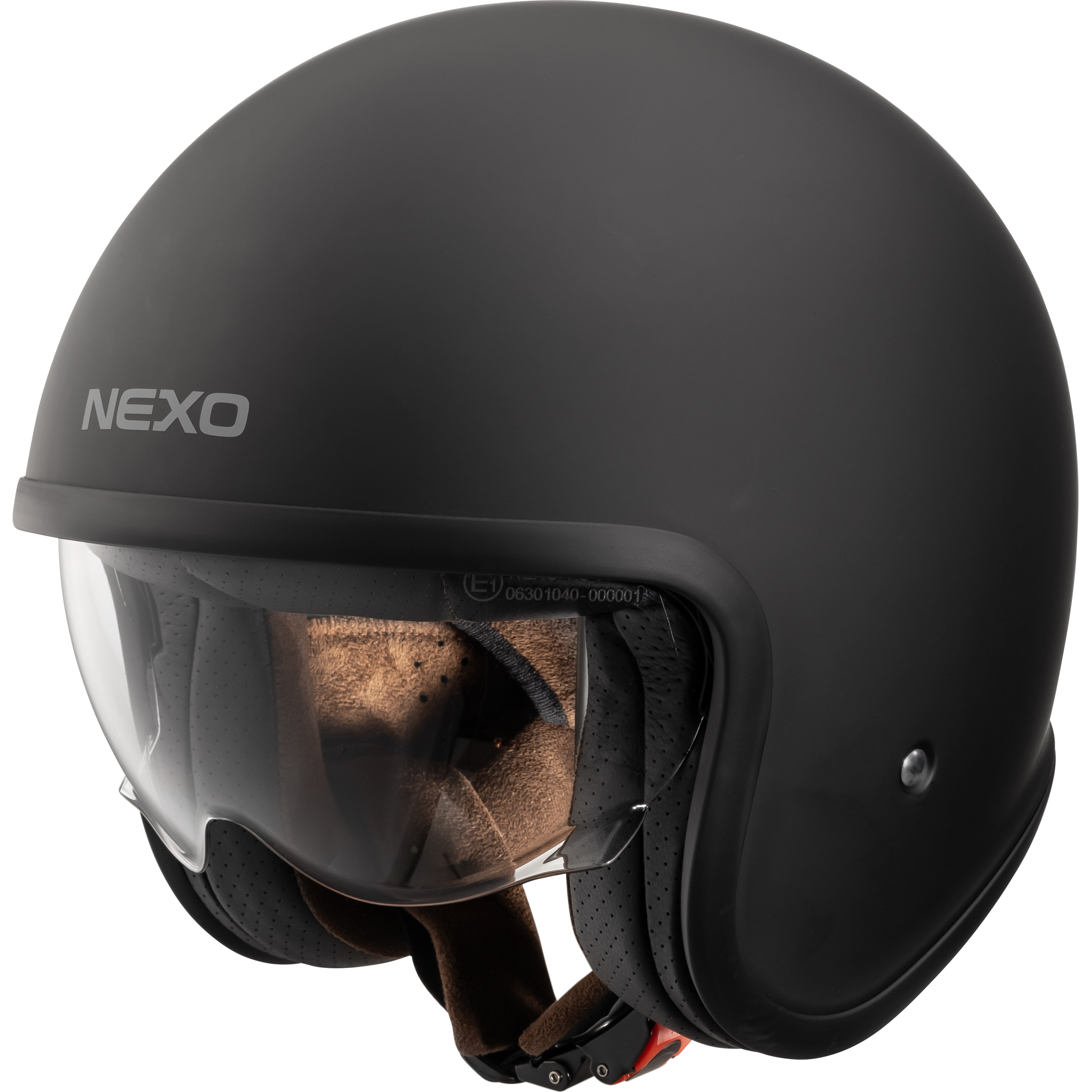 Nexo Jethelm Urban Style II mattschwarz S - Helme & Brillen - Café Racer Helme & Brillen