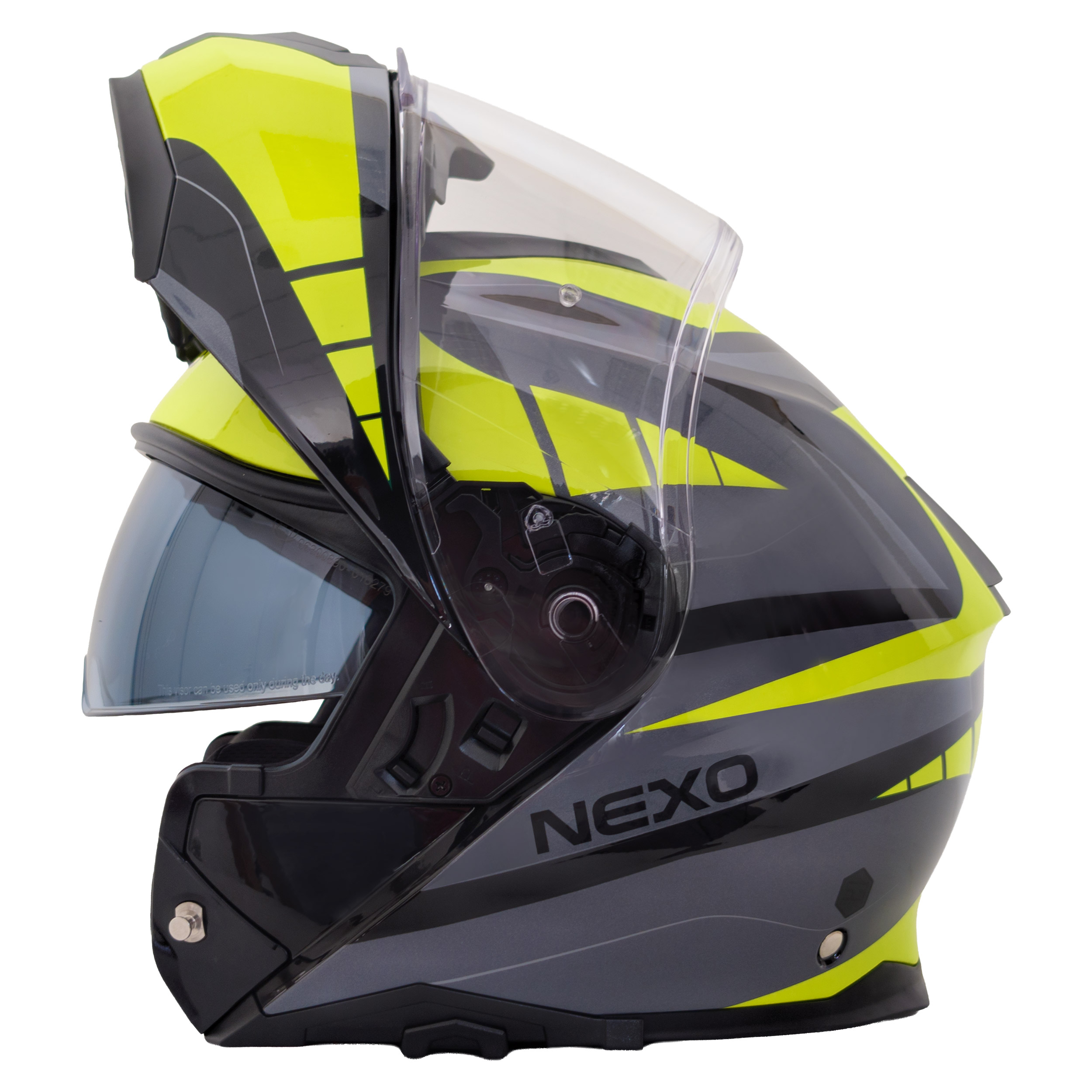 Nexo Klapphelm Comfort II Gelb Dekor #26 M - Helme & Brillen - Touring Helme & Brillen