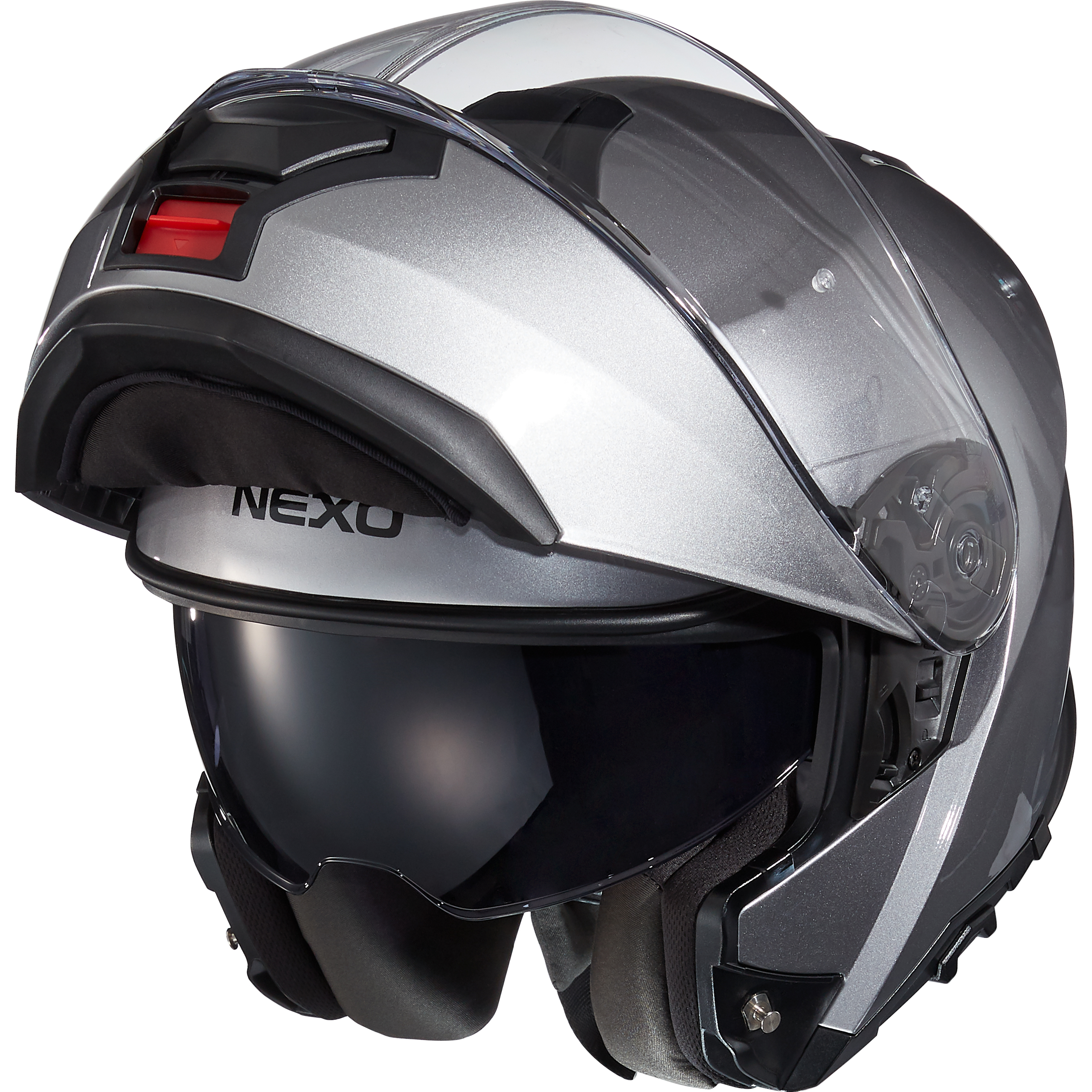 Nexo Klapphelm Comfort II silber M - Helme & Brillen - Touring Helme & Brillen