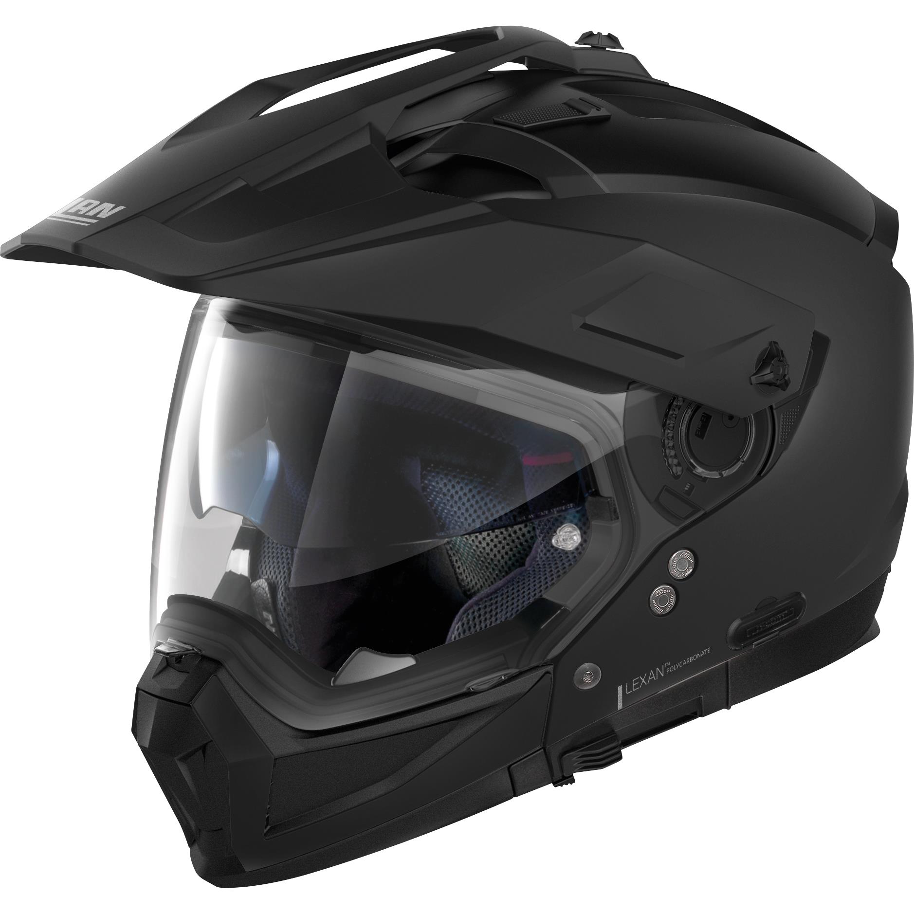 Nolan N70-2 X n-com Classic Flat Black #10 S - Helme & Brillen - Café Racer Helme & Brillen