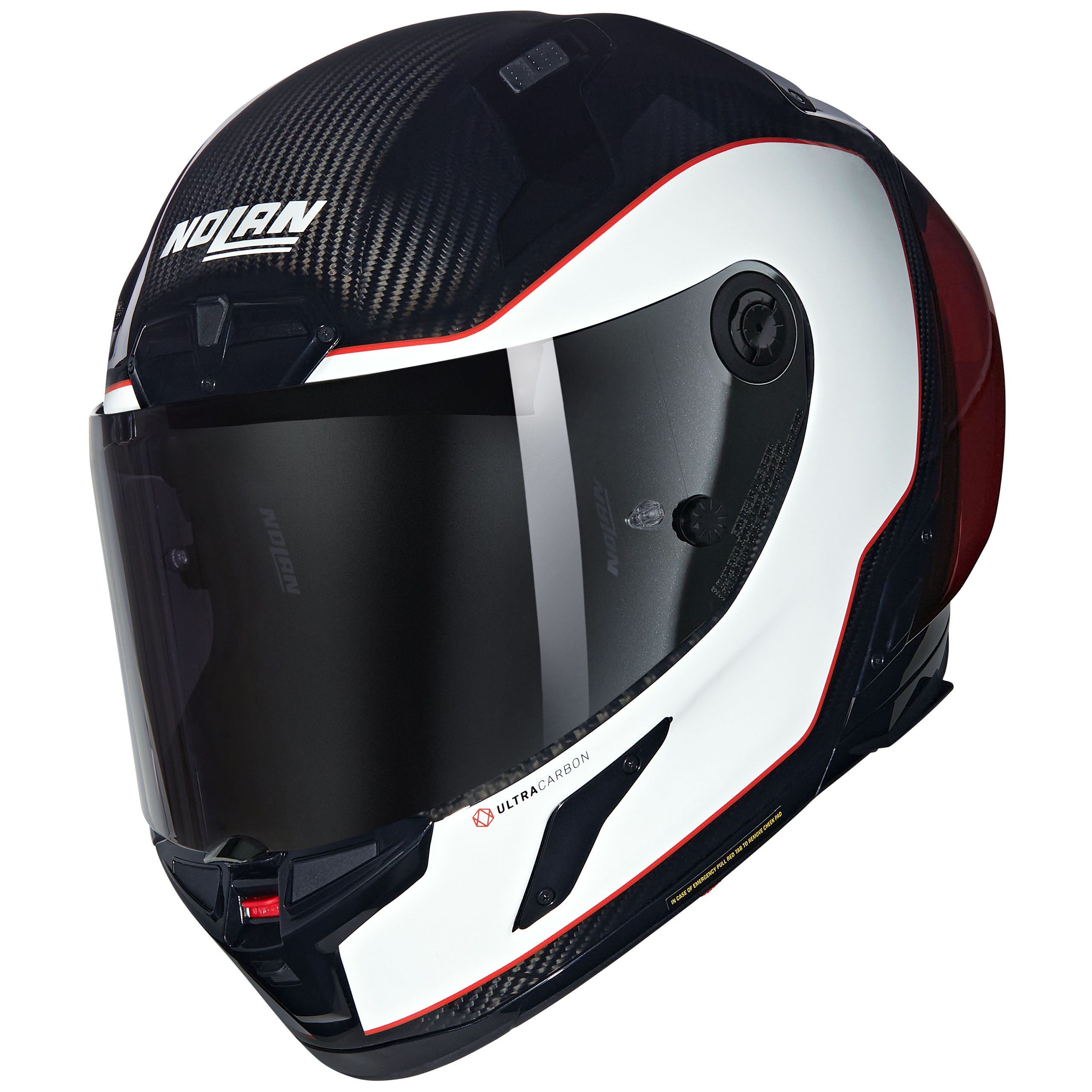 Nolan X-804RS Asso Di Picce rot/weiß #343 M - Helme & Brillen - Sport Helme & Brillen