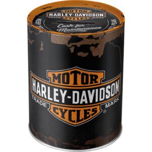 Nostalgic-Art Spardose "Harley-Davidson Genuine Logo" - Motorradzubehör - Geschenkideen