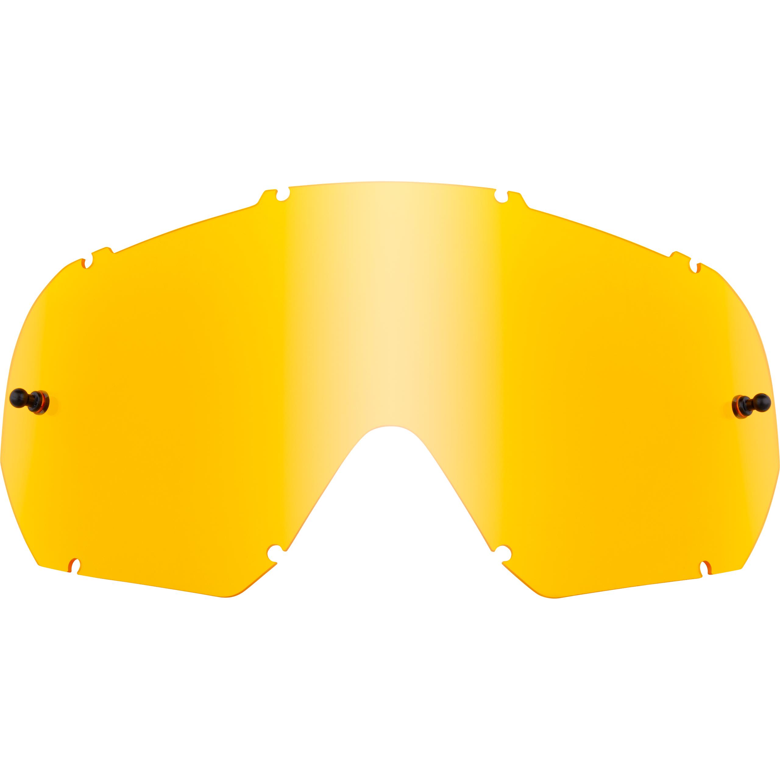 O'Neal Ersatzglas Single B-10 Crossbrille gelb verspiegelt - Helme & Brillen - Brillen