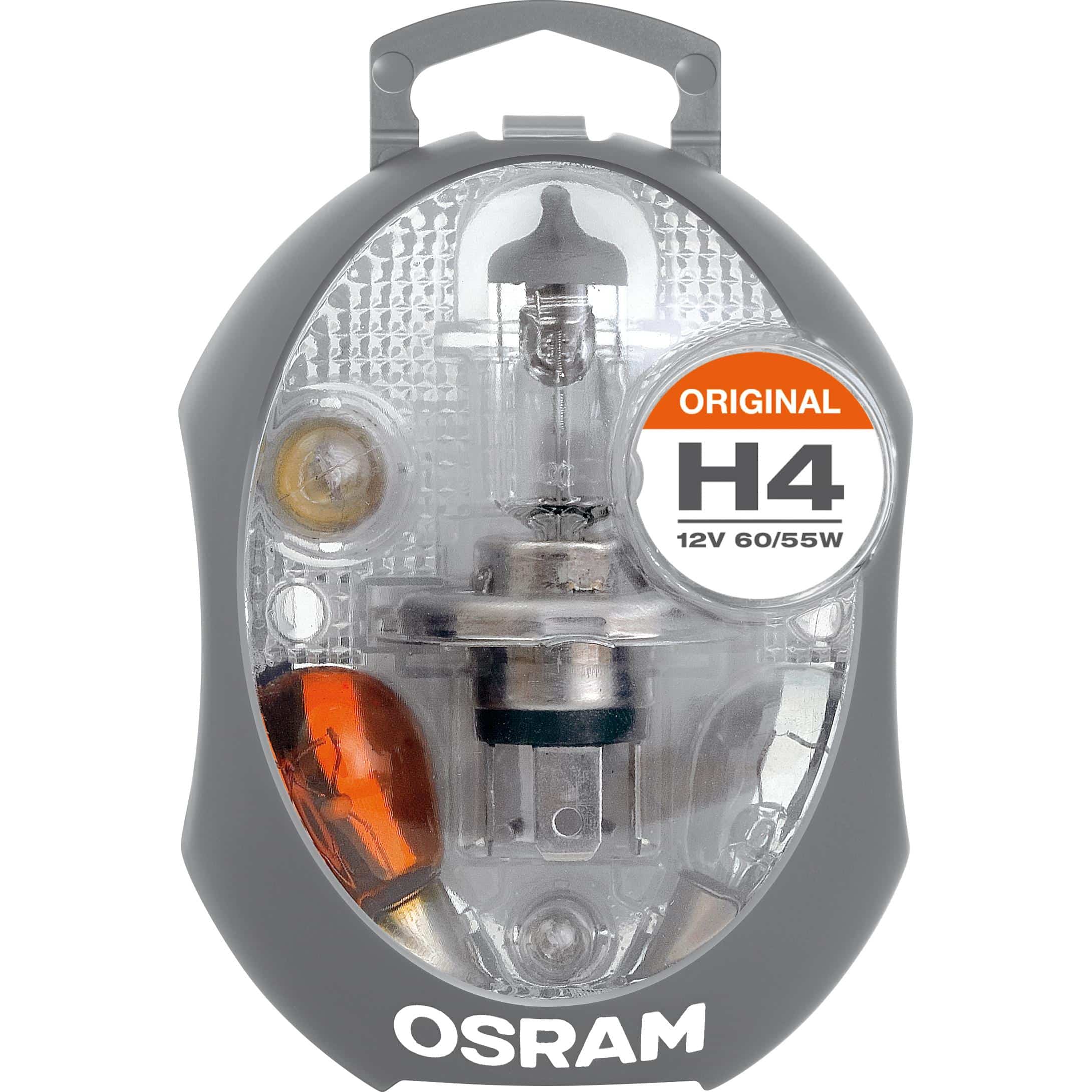Osram Original Ersatzlampenbox H4 12V (6 Leuchtmittel) - Motorradteile & Ersatzteile - Beleuchtung