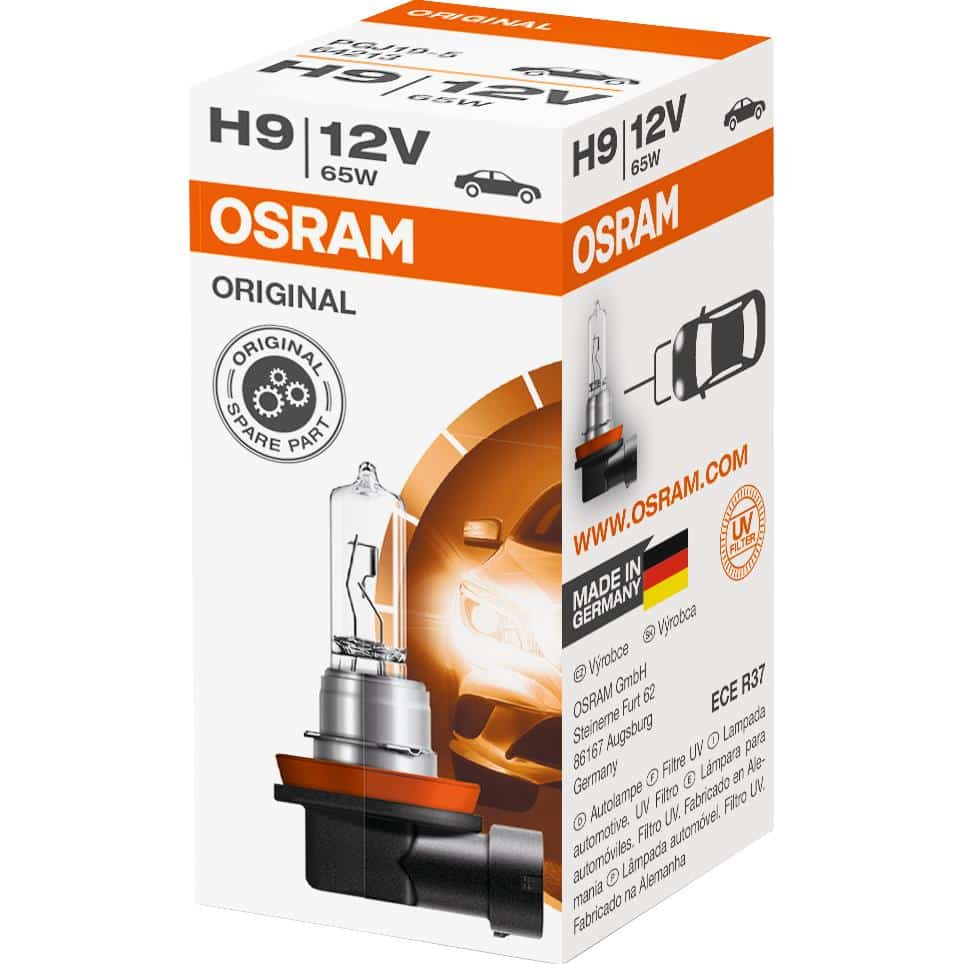 Osram Original Leuchtmittel H9 12V/65W Stecksockel PGJ19-5 - Motorradteile & Ersatzteile - Beleuchtung